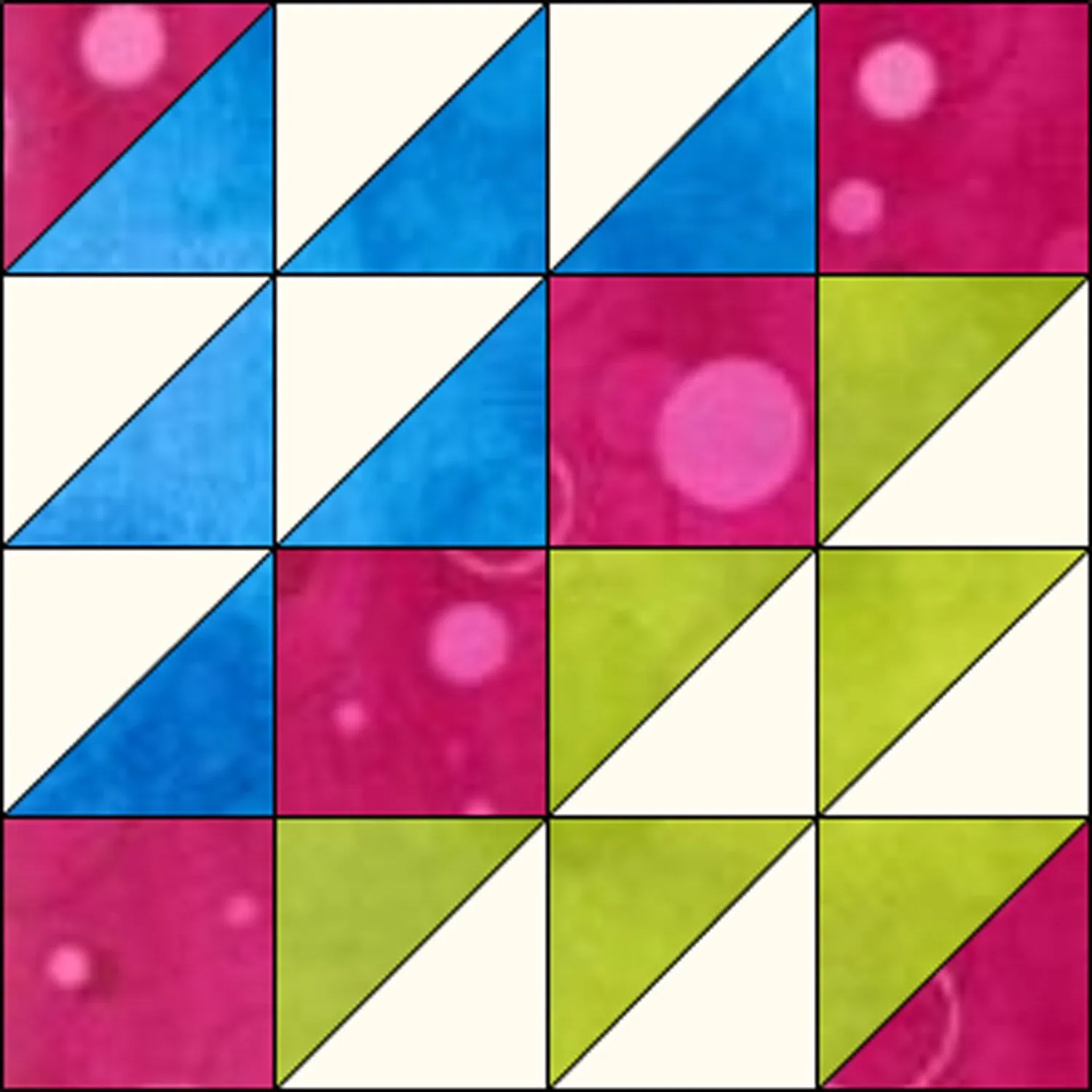 GO! Flying Birds 6 Block Pattern - AccuQuilt