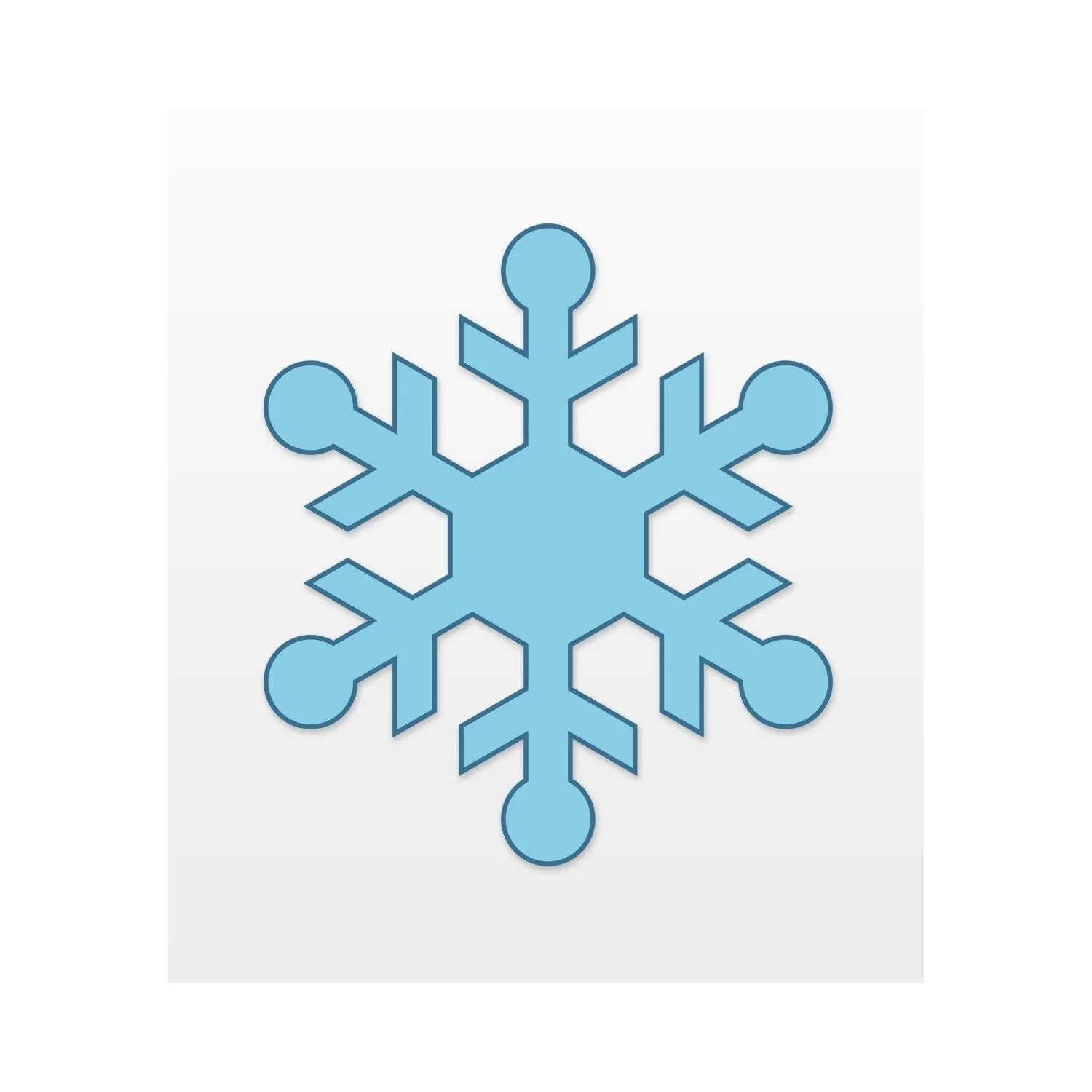 Studio Snowflake #9 (Small) 6 Studio Snowflake #9 (Small)