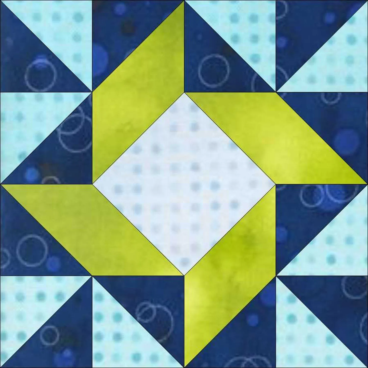 GO! Windblown Squares 6 Block Pattern