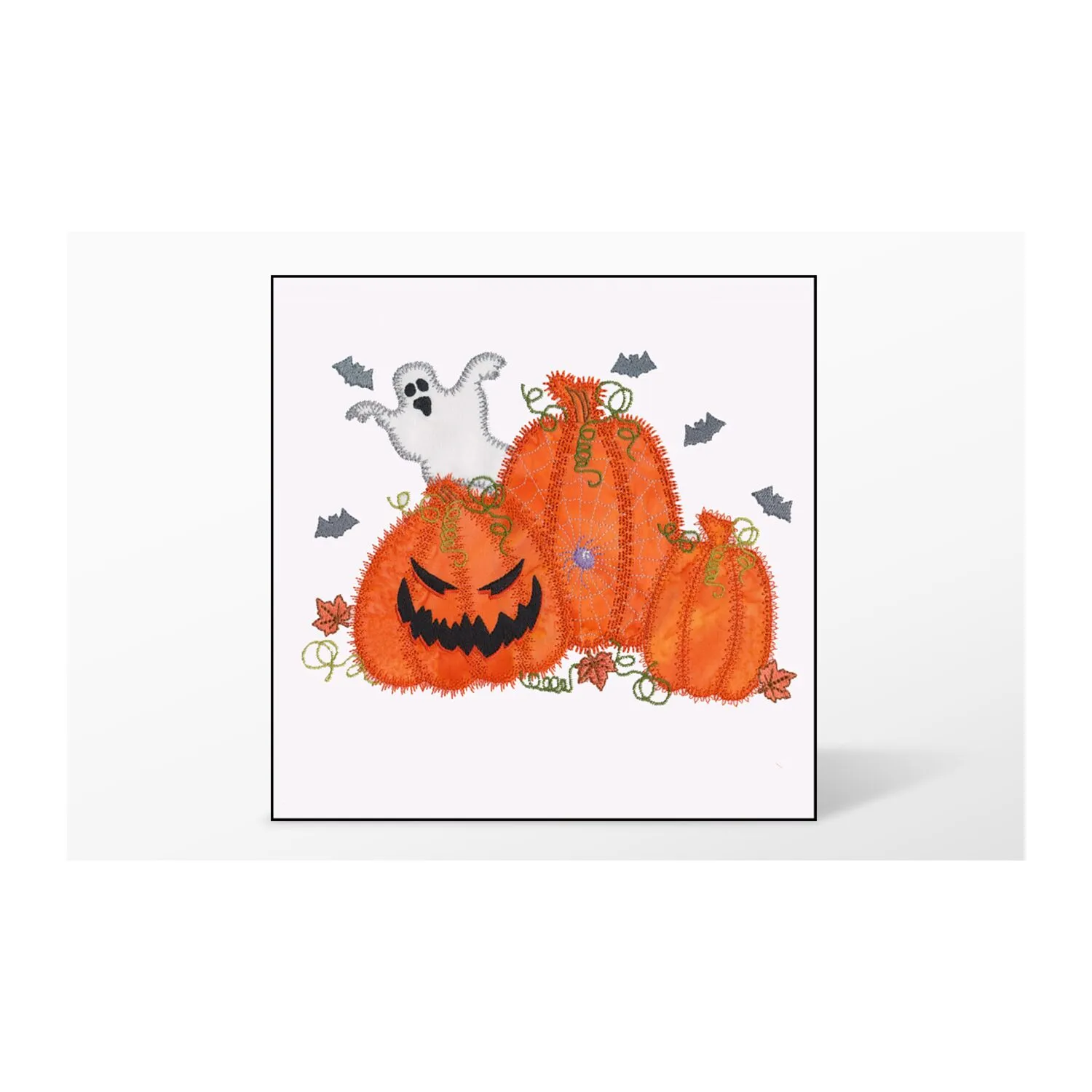 GO! Halloween Pumpkin Triple Embroidery Designs by V-Stitch Designs