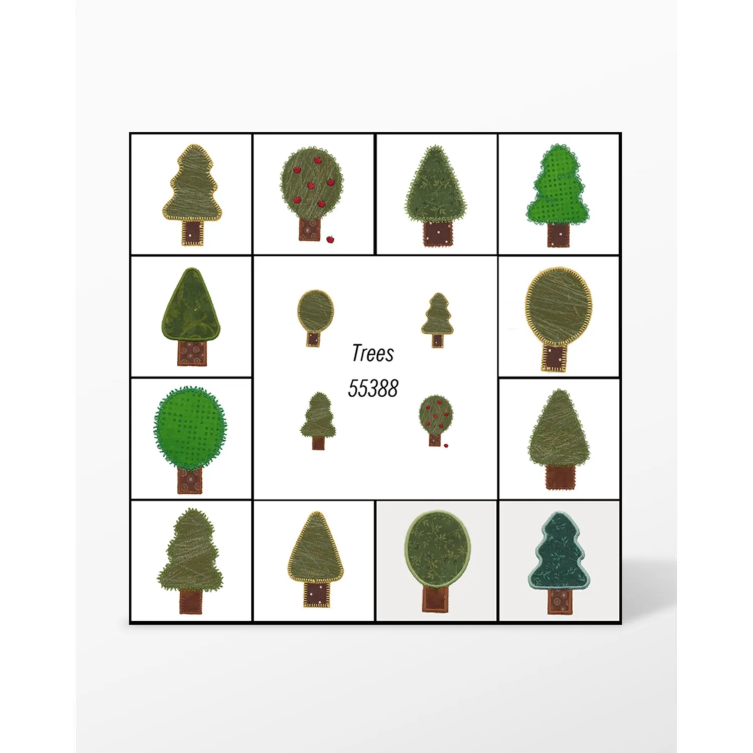 GO! Trees Embroidery Designs by V-Stitch Designs