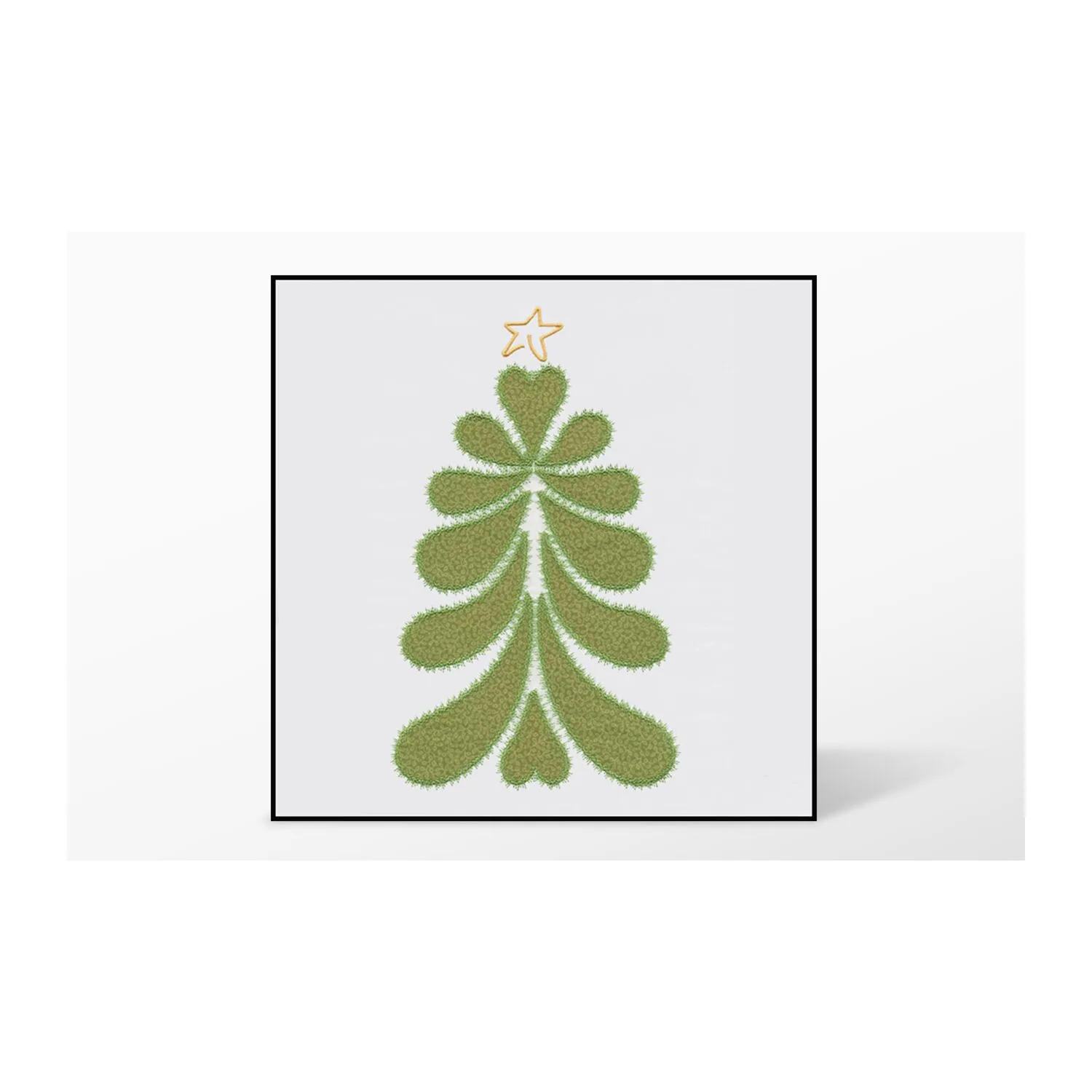 GO! Heather Feather Tree Single #1 Embroidery Designs by V-Stitch Designs