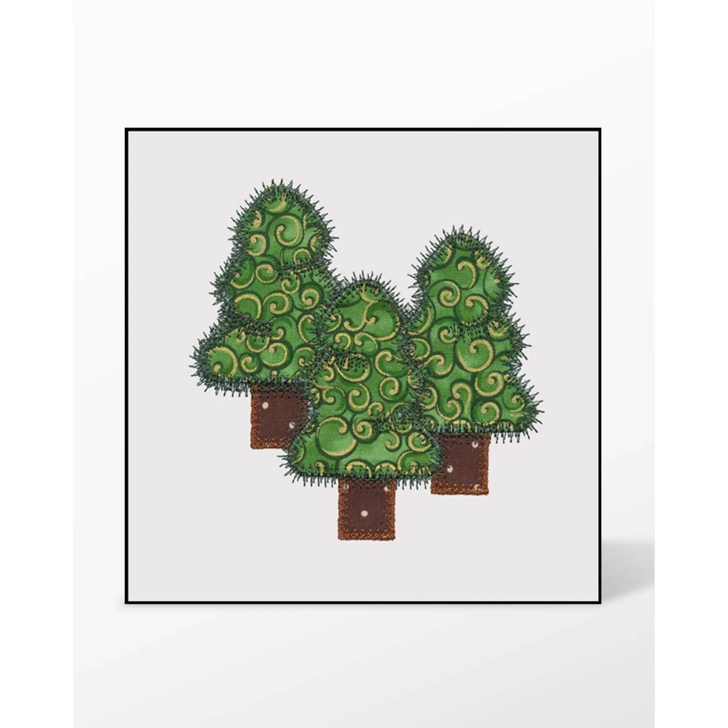 GO! Trees Single #2 Embroidery Designs by V-Stitch Designs