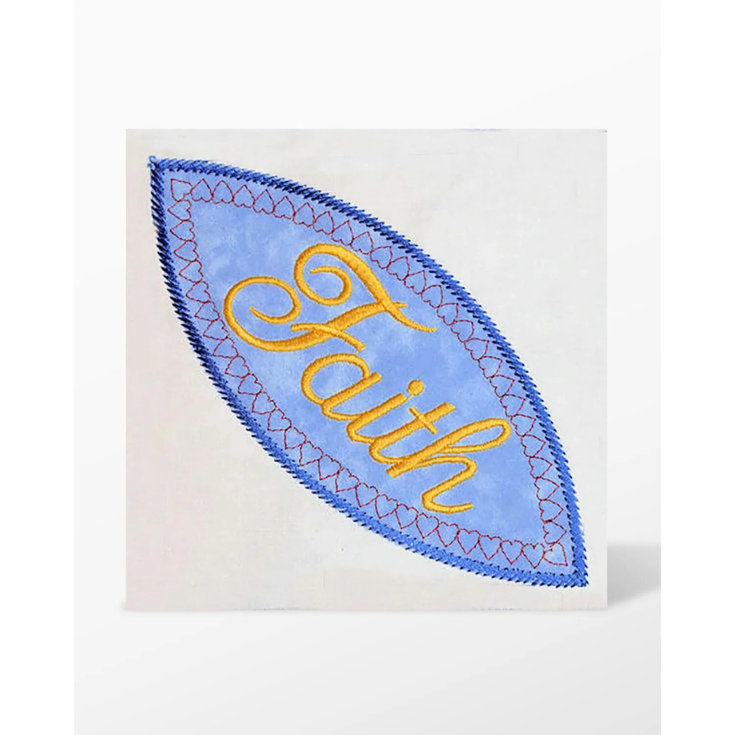 GO! Orange Peel Stem Stitch Words with Hearts Embroidery Design by Linda Horne 3 GO! Orange Peel Stem Stitch Words with Hearts Embroidery Design by Linda Horne