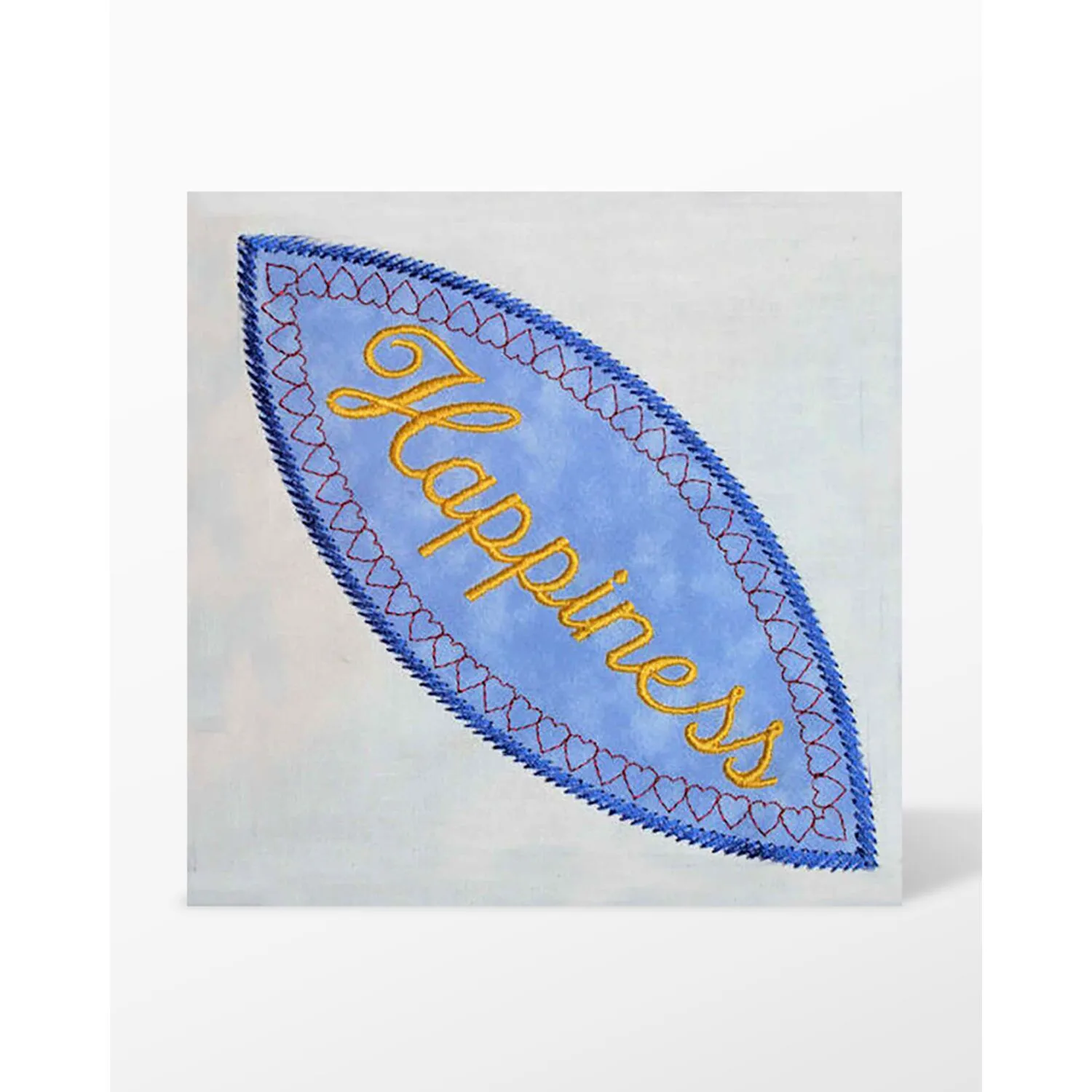 GO! Orange Peel Stem Stitch Words with Hearts Embroidery Design by Linda Horne 4 GO! Orange Peel Stem Stitch Words with Hearts Embroidery Design by Linda Horne