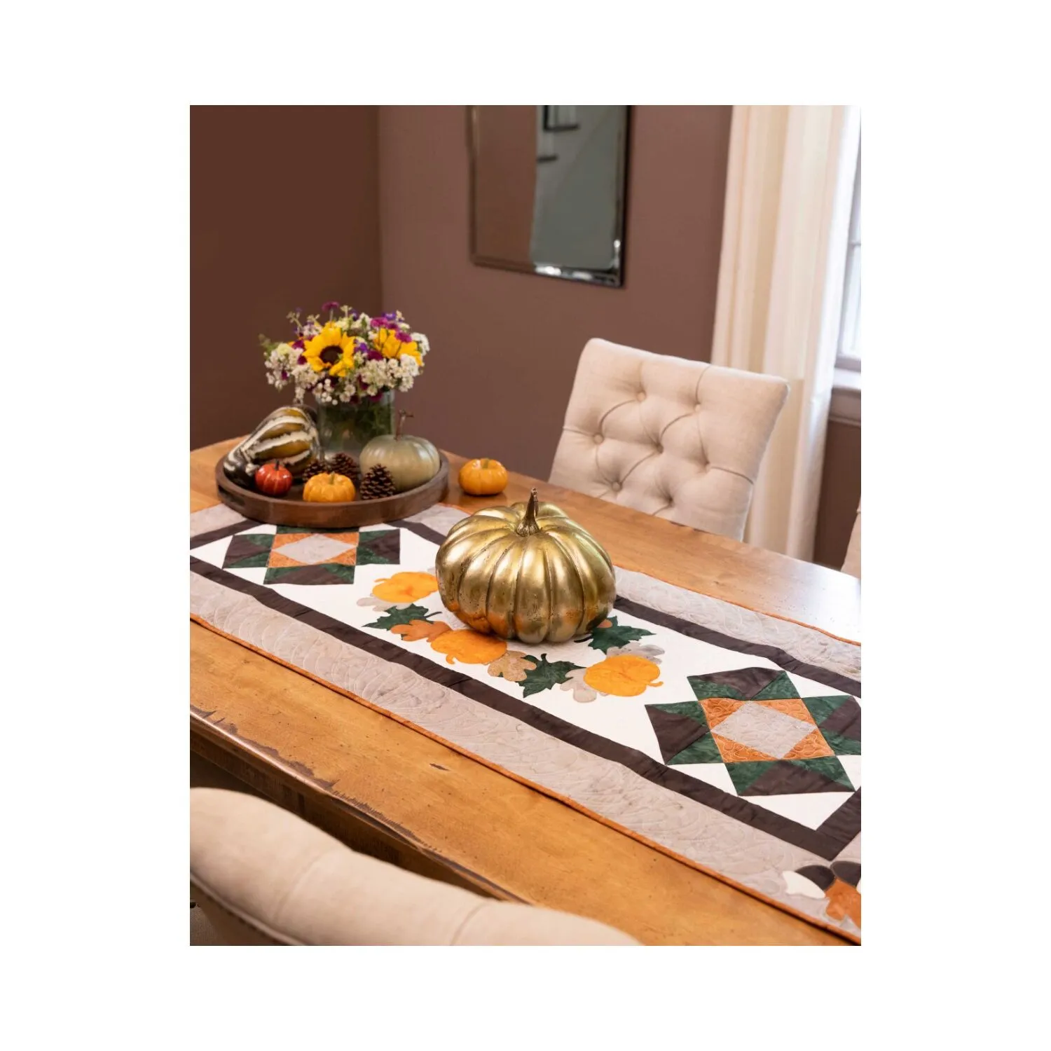 GO! Bountiful Gift Table Runner Pattern