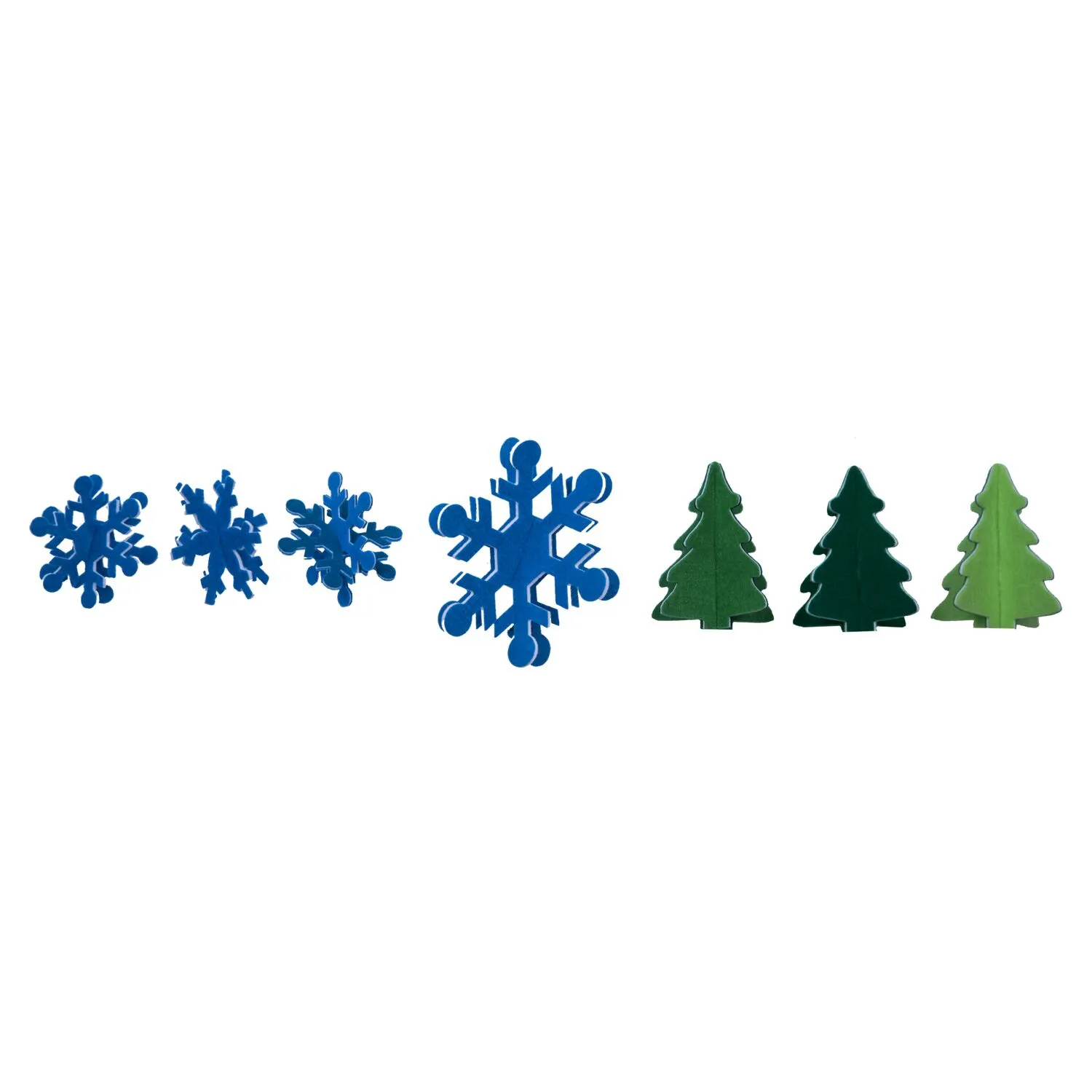 GO! Simple Snowflake Ornaments Pattern
