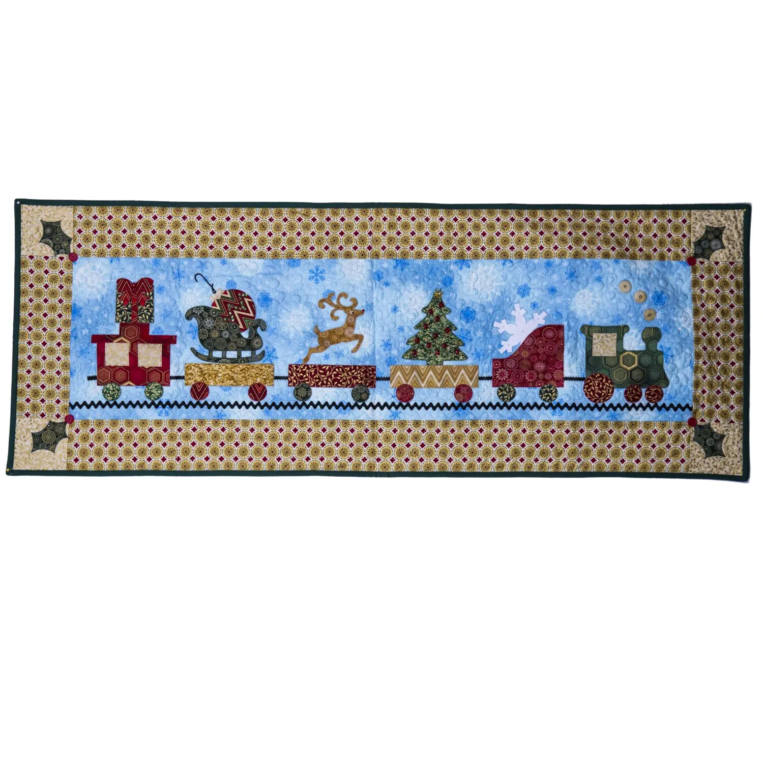 GO! Christmas Train Parade Pillow Pattern