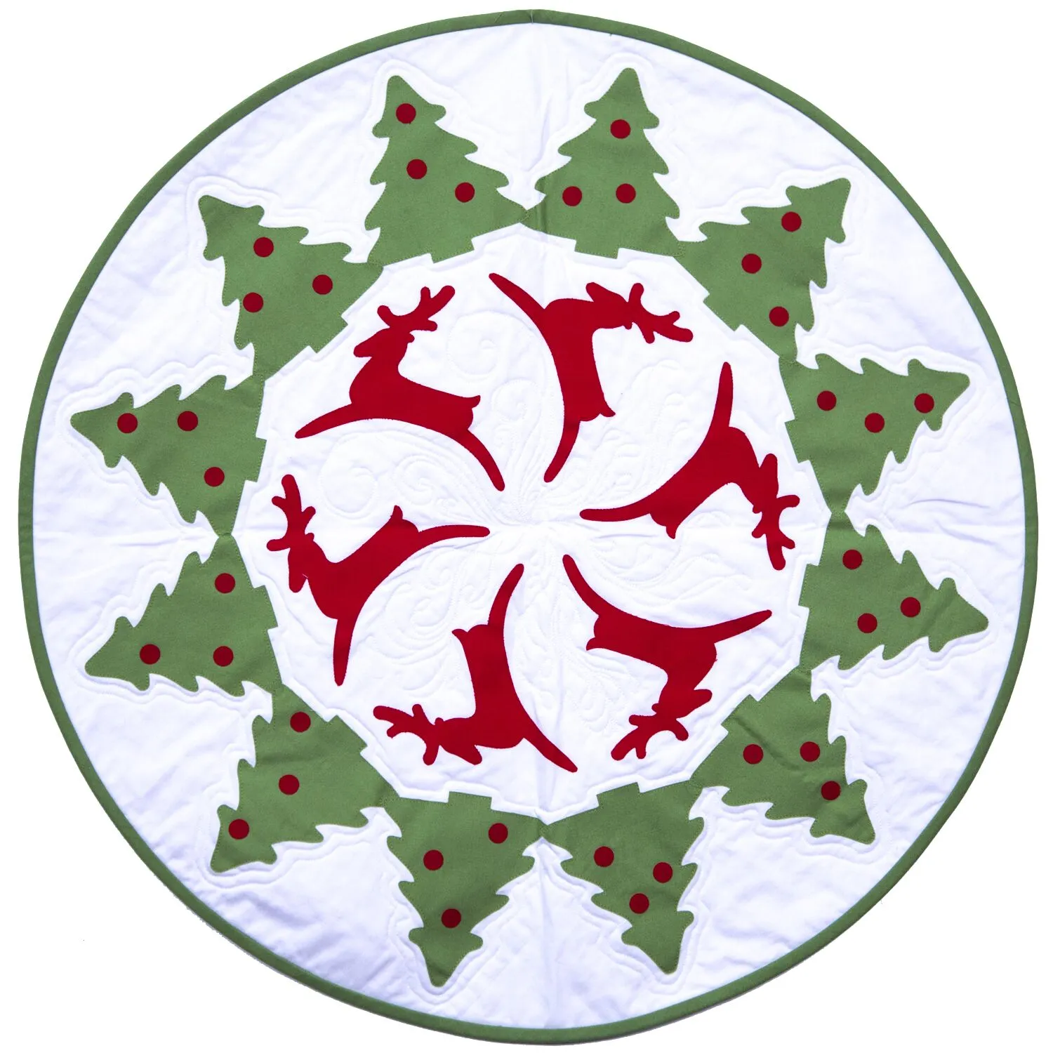GO! Reindeer Dance Table Topper Pattern