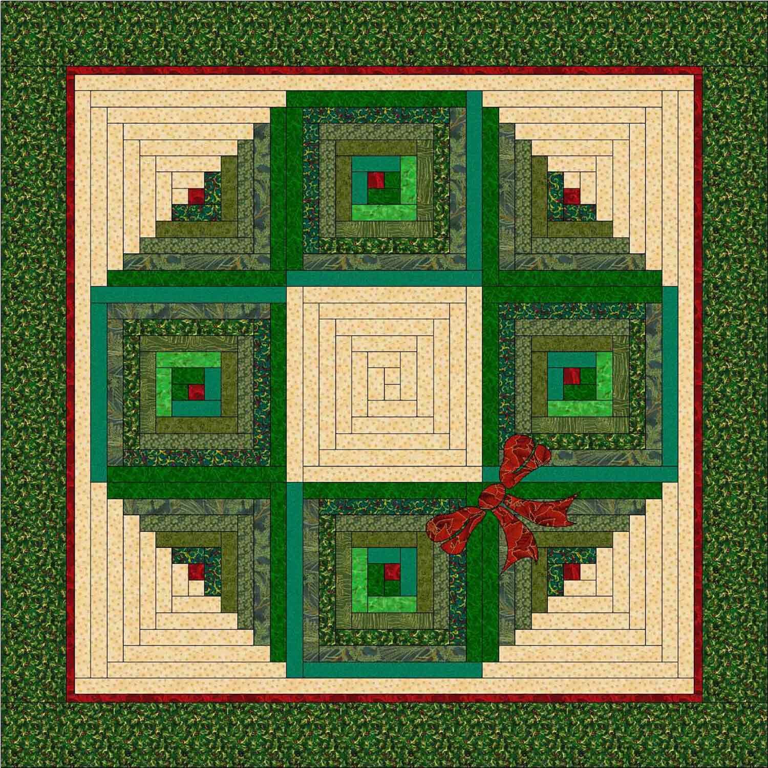 Christmas Wreath Wall Hanging Pattern