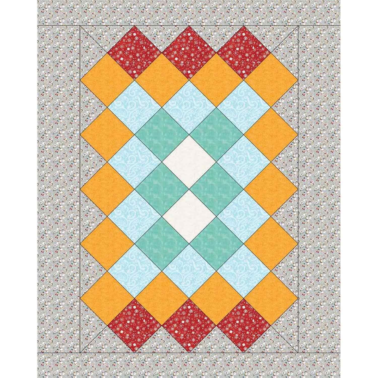 Baby Snowman Quilt Pattern