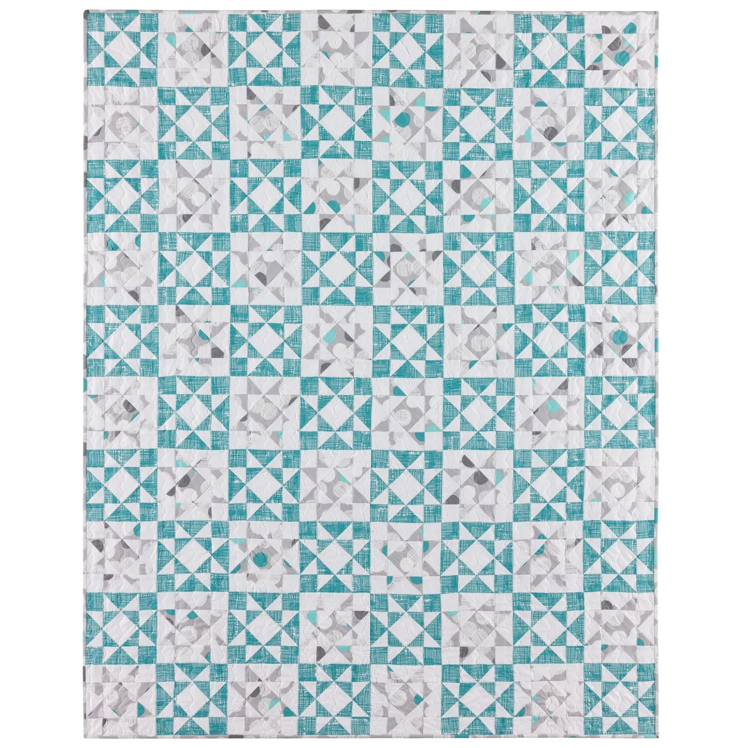 GO! Qube 6 Diamond Star Throw Quilt Pattern