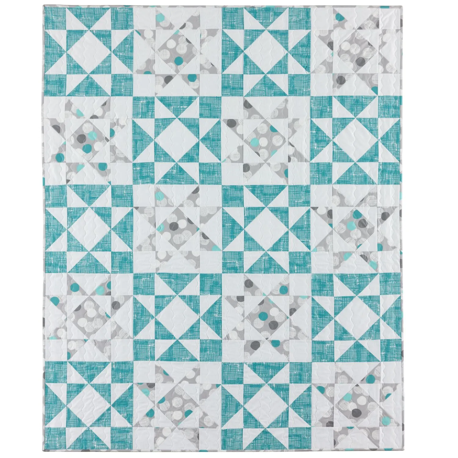 GO! Qube 12 Diamond Star Throw Quilt Pattern