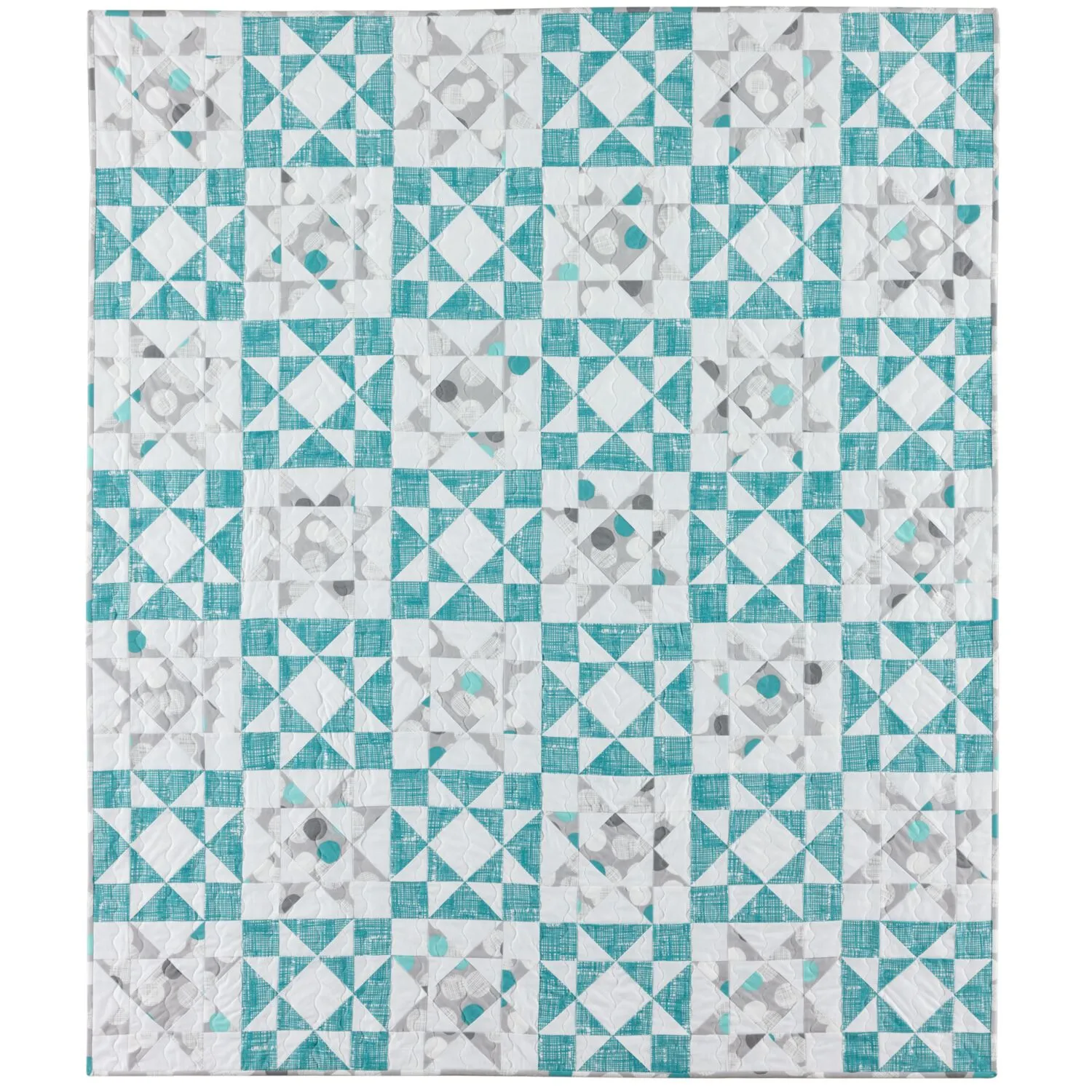 GO! Qube 8 Diamond Star Throw Quilt Pattern