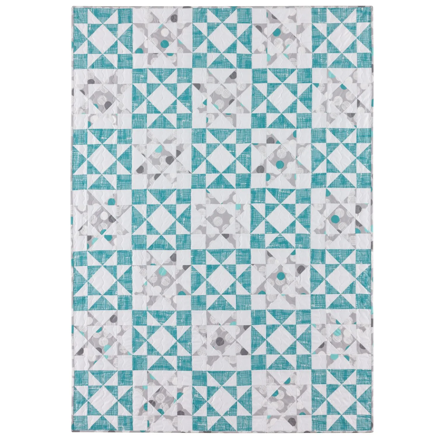 GO! Qube 9 Diamond Star Throw Quilt Pattern