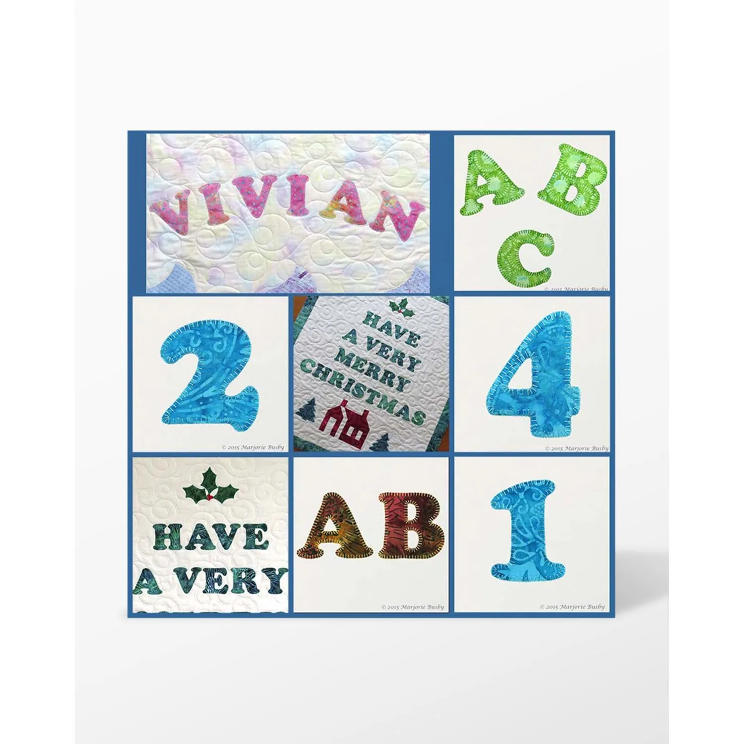 GO! Perfect Placement Alphabet and Numbers Embroidery Designs by Marjorie Busby