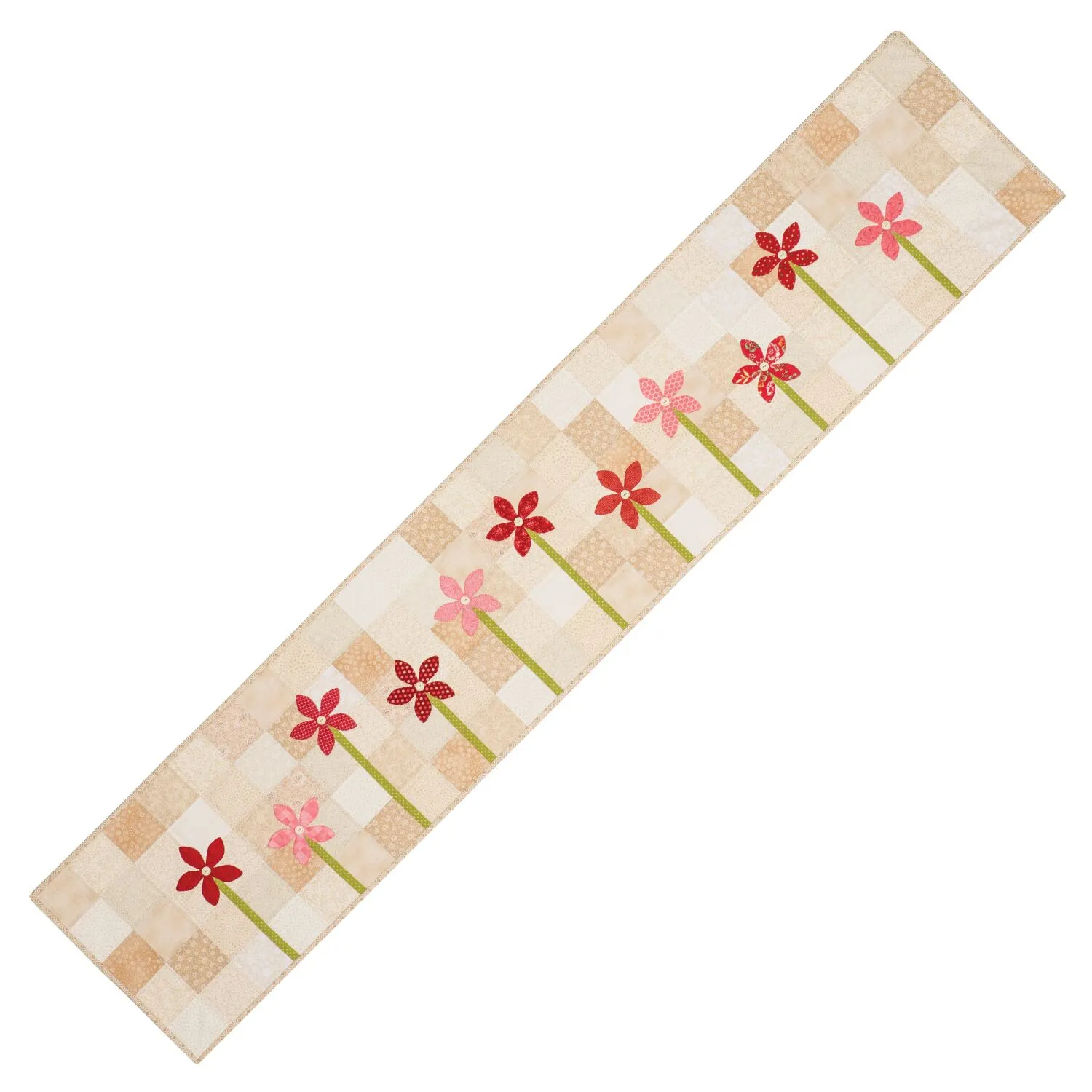 GO! How Does Your Garden Grow? Bed Runner & Pillowcase Pattern