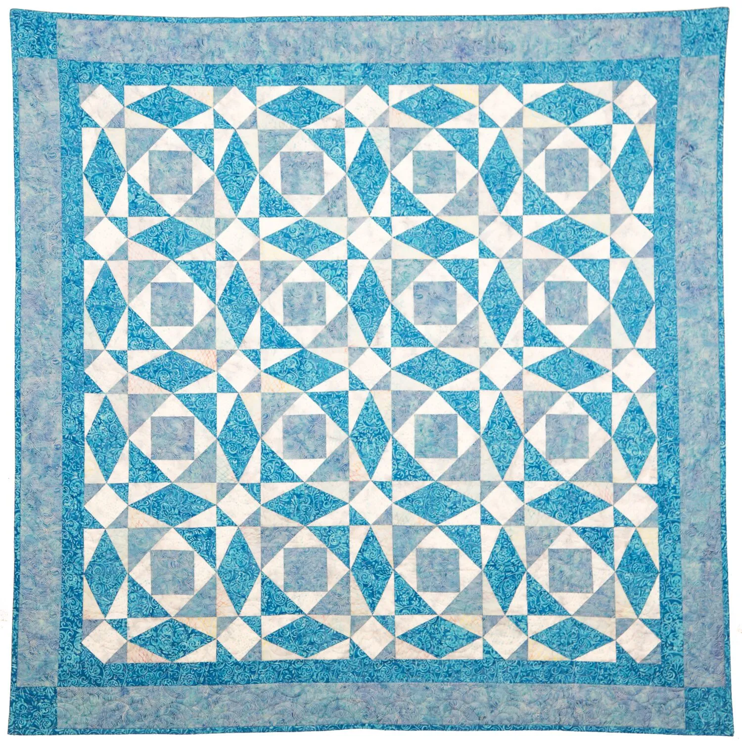 GO! Qube 6 Storm at Sea Throw Quilt Pattern