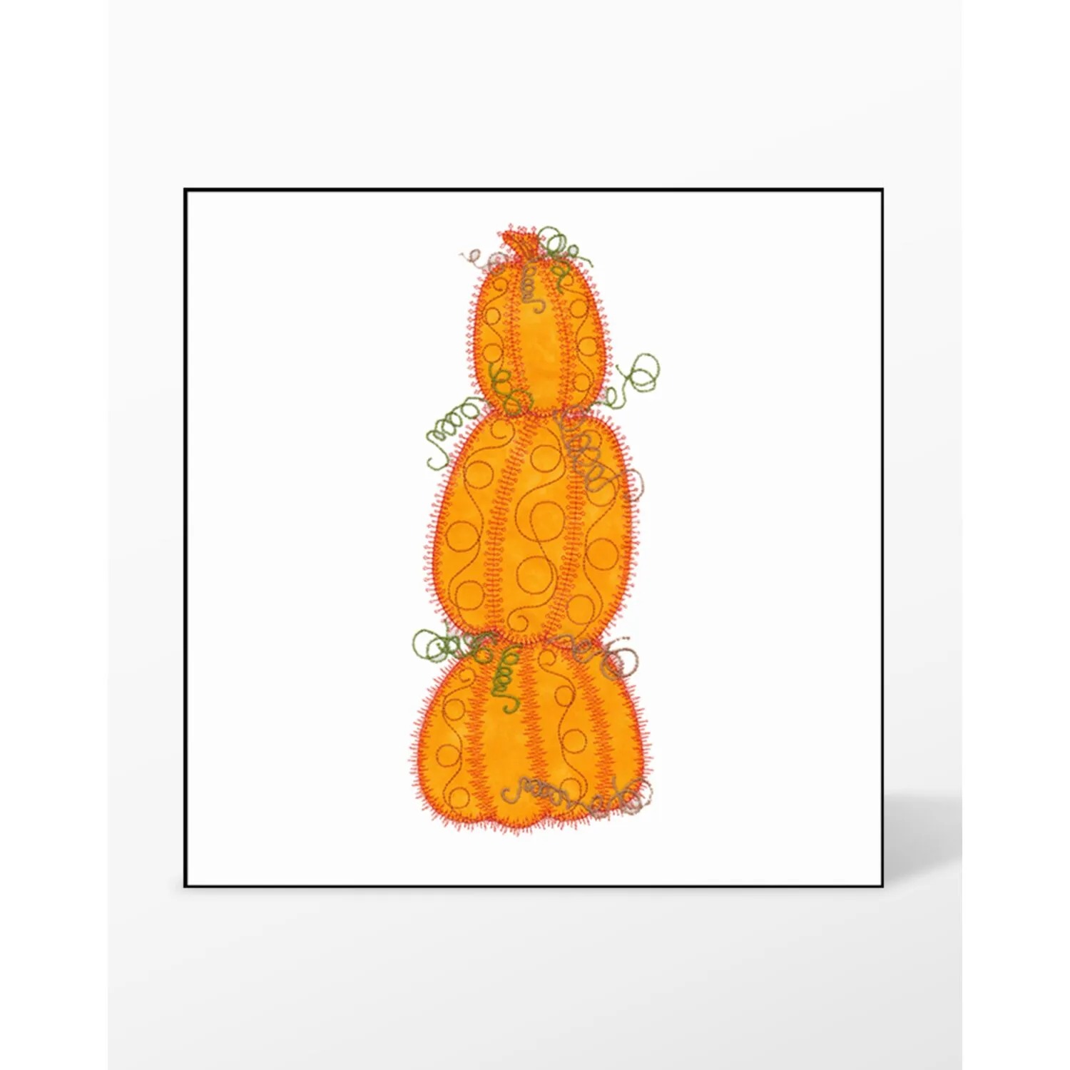 GO! Pumpkin Stack Embroidery Designs by V-Stitch Designs