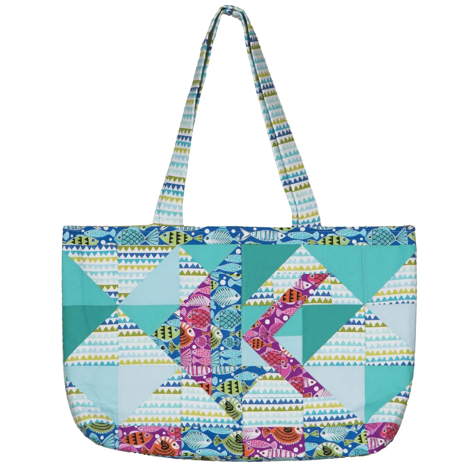 GO! Qube 8 Something's Fishy Beach Bag Pattern