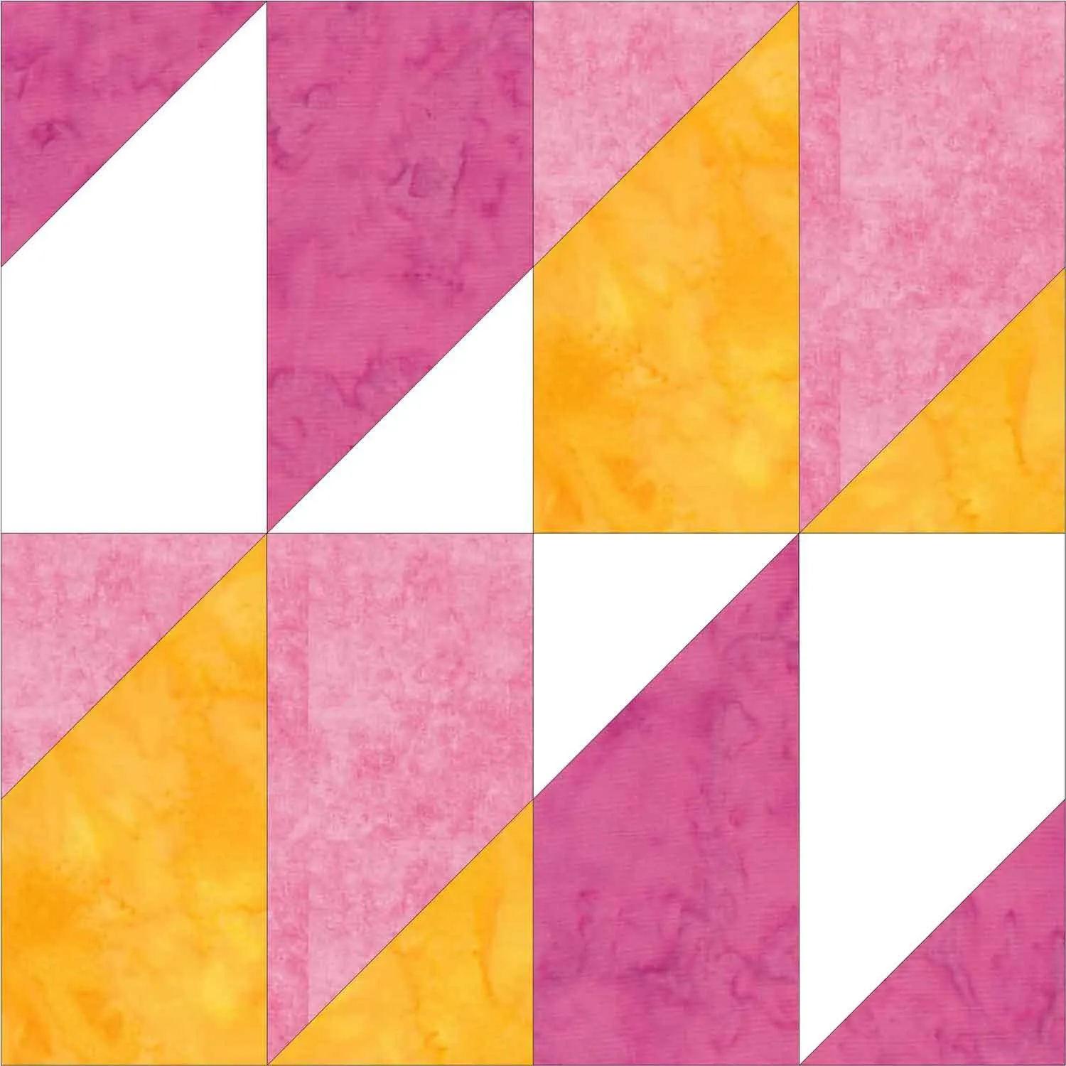 GO! Qube Dog Leg 12 Block Pattern