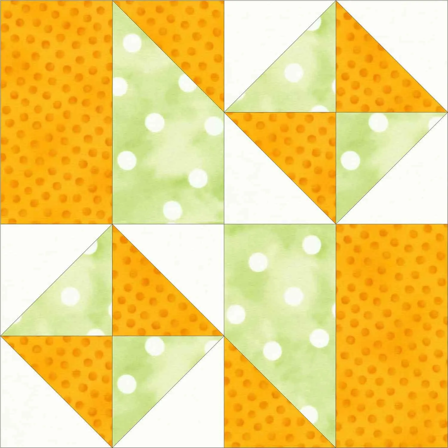 GO! Qube Bull Point 12 Block Pattern