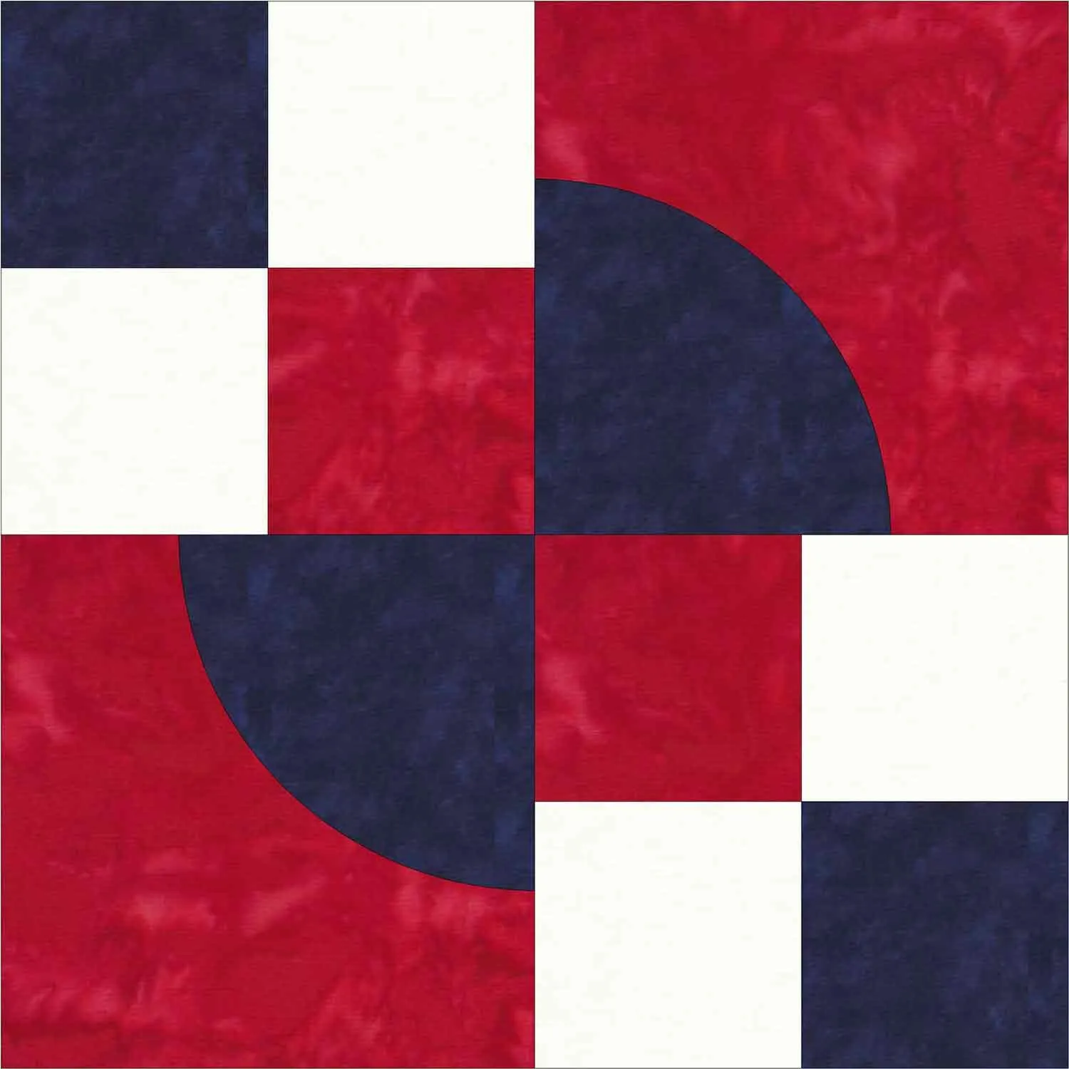 GO! Qube Drunkard's Walk 12 Block Pattern