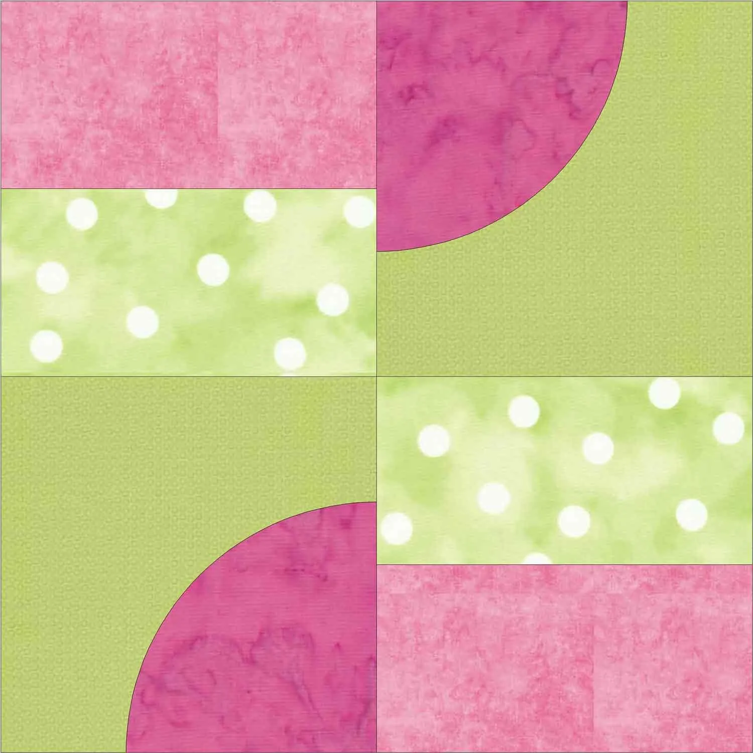 GO! Qube Drunkard's Aisle 12 Block Pattern