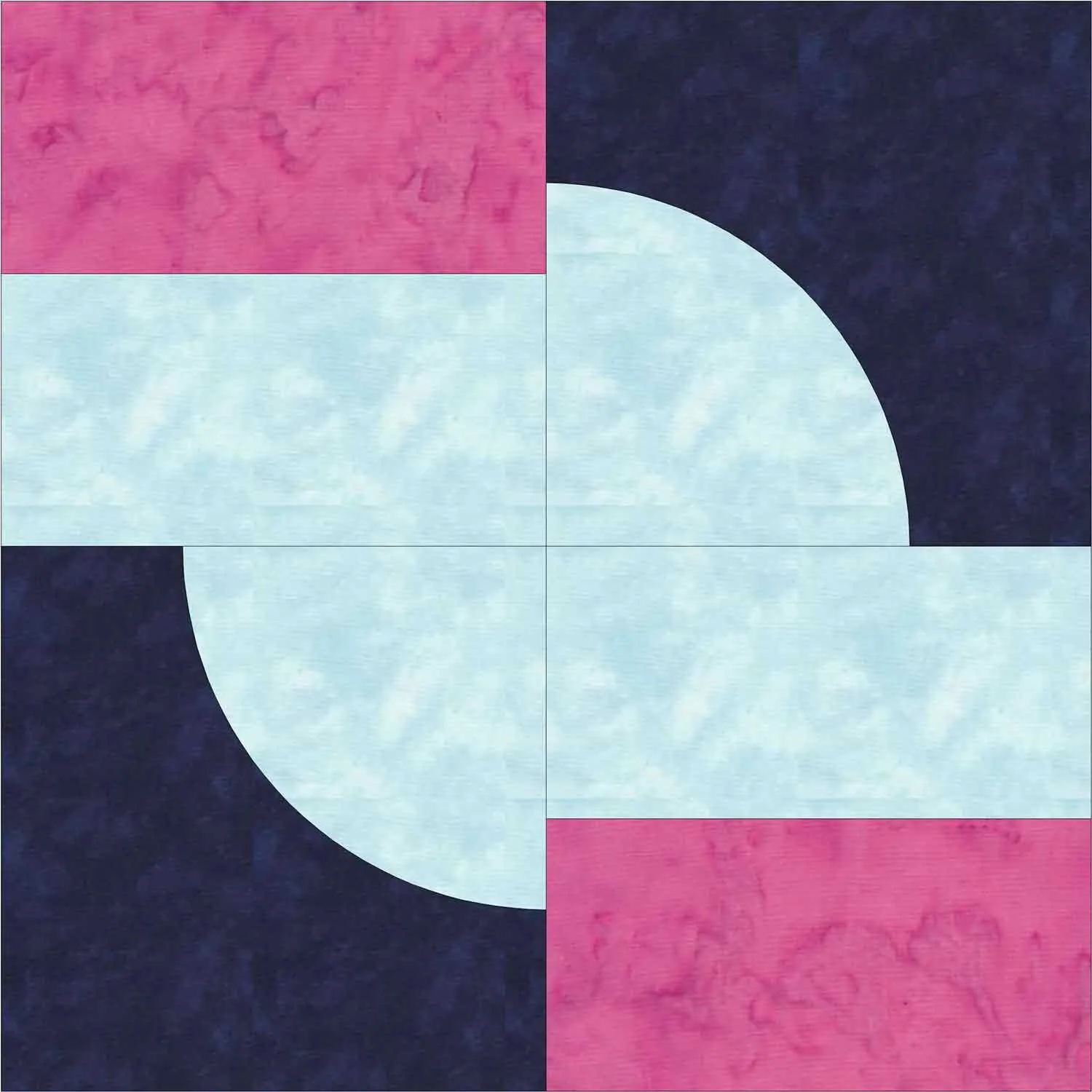 GO! Qube Drunkard's Avenue 12 Block Pattern