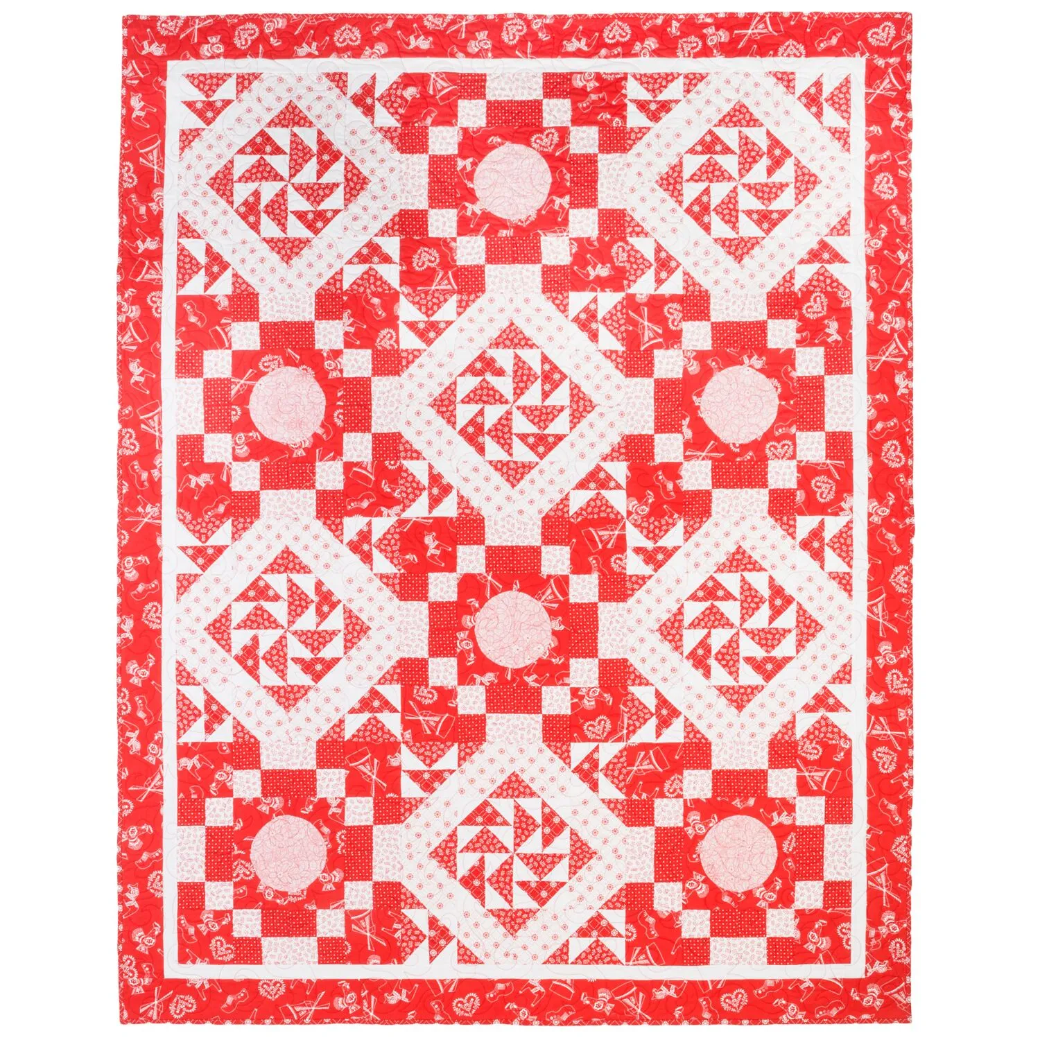 GO! Qube 8 Swan Square Dance Quilt Pattern