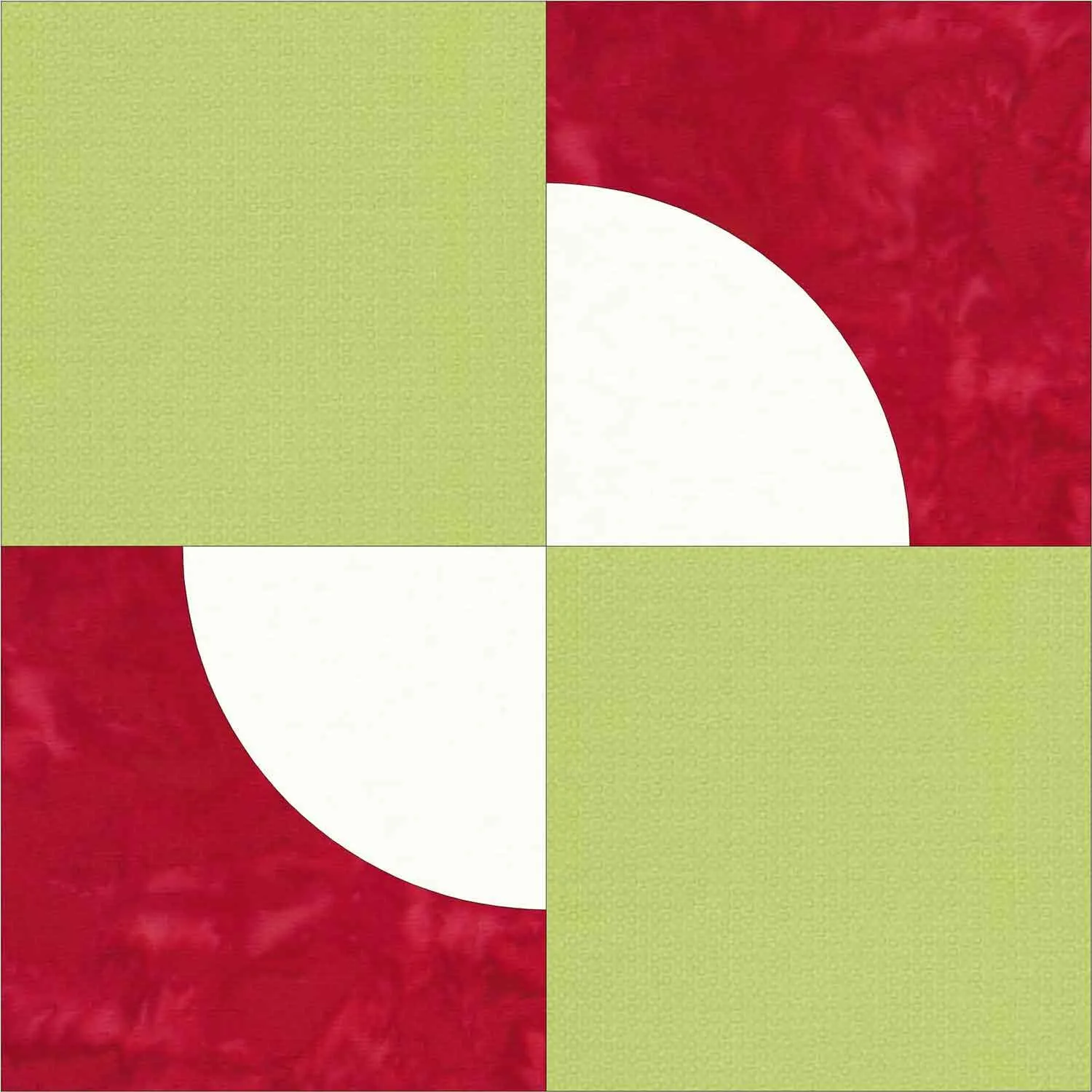 GO! Qube Drunkard's Track 12 Block Pattern