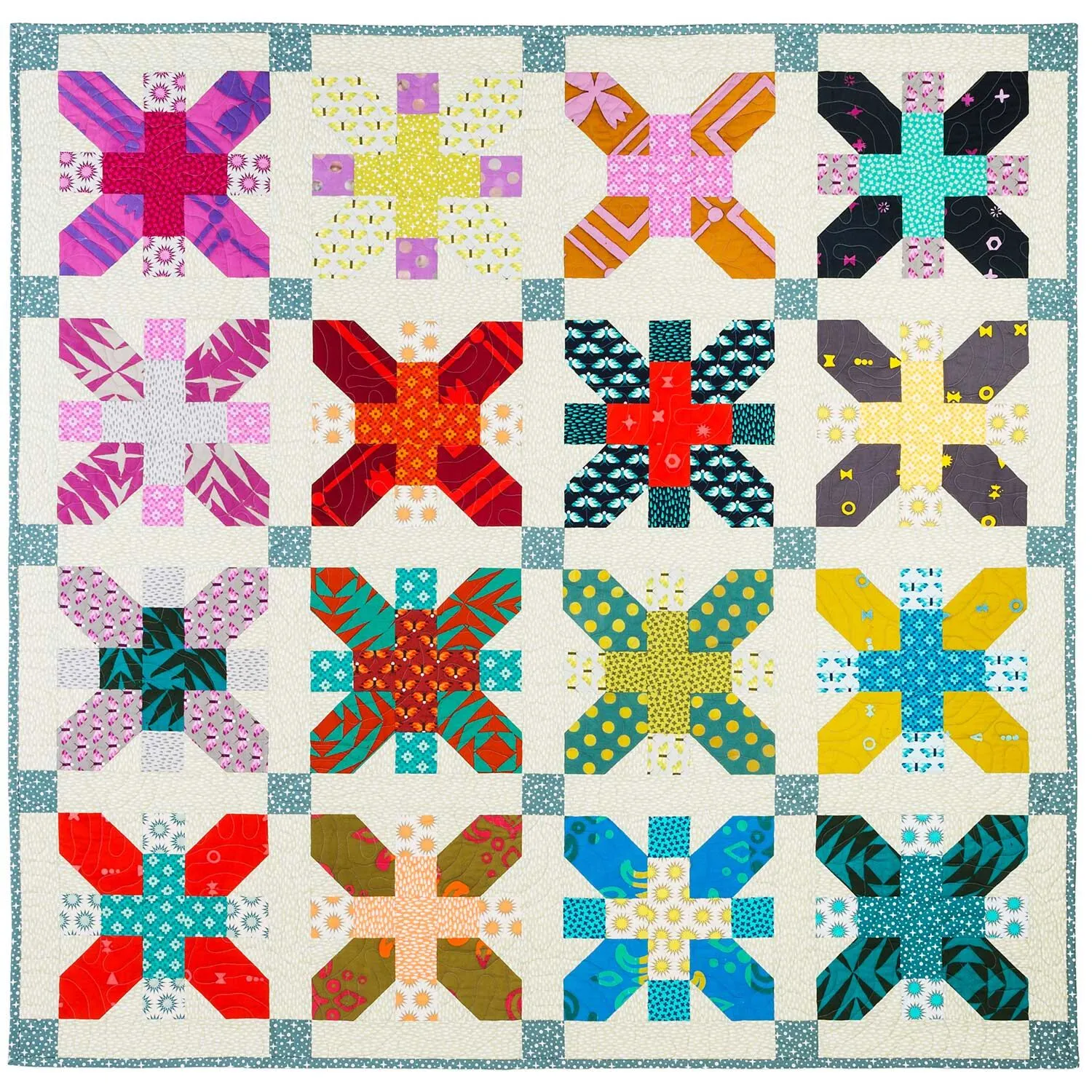 GO! Qube 8 Over and Above Quilt Pattern
