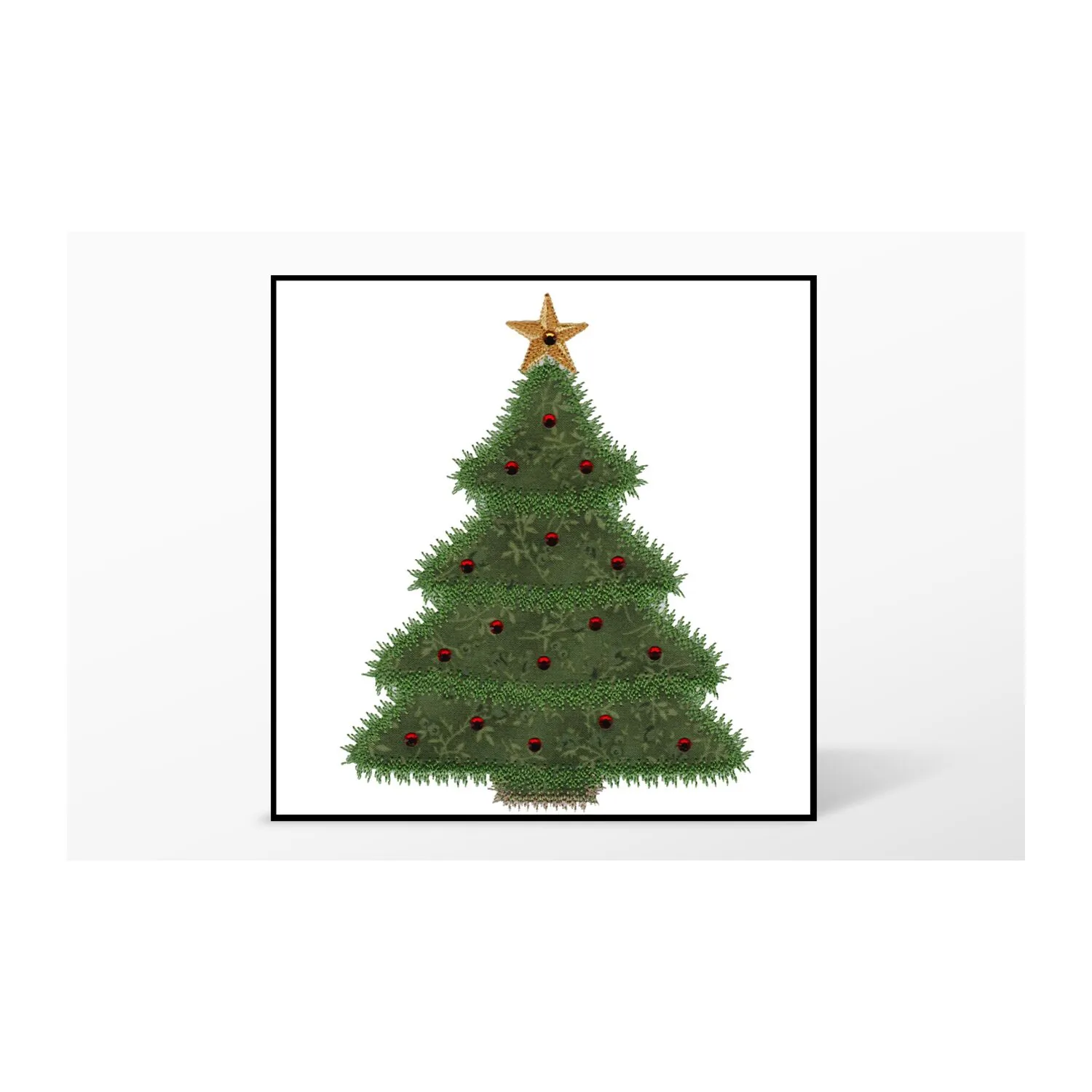 GO! Holiday Medley Tree Single #2 Embroidery Designs by V-Stitch Designs