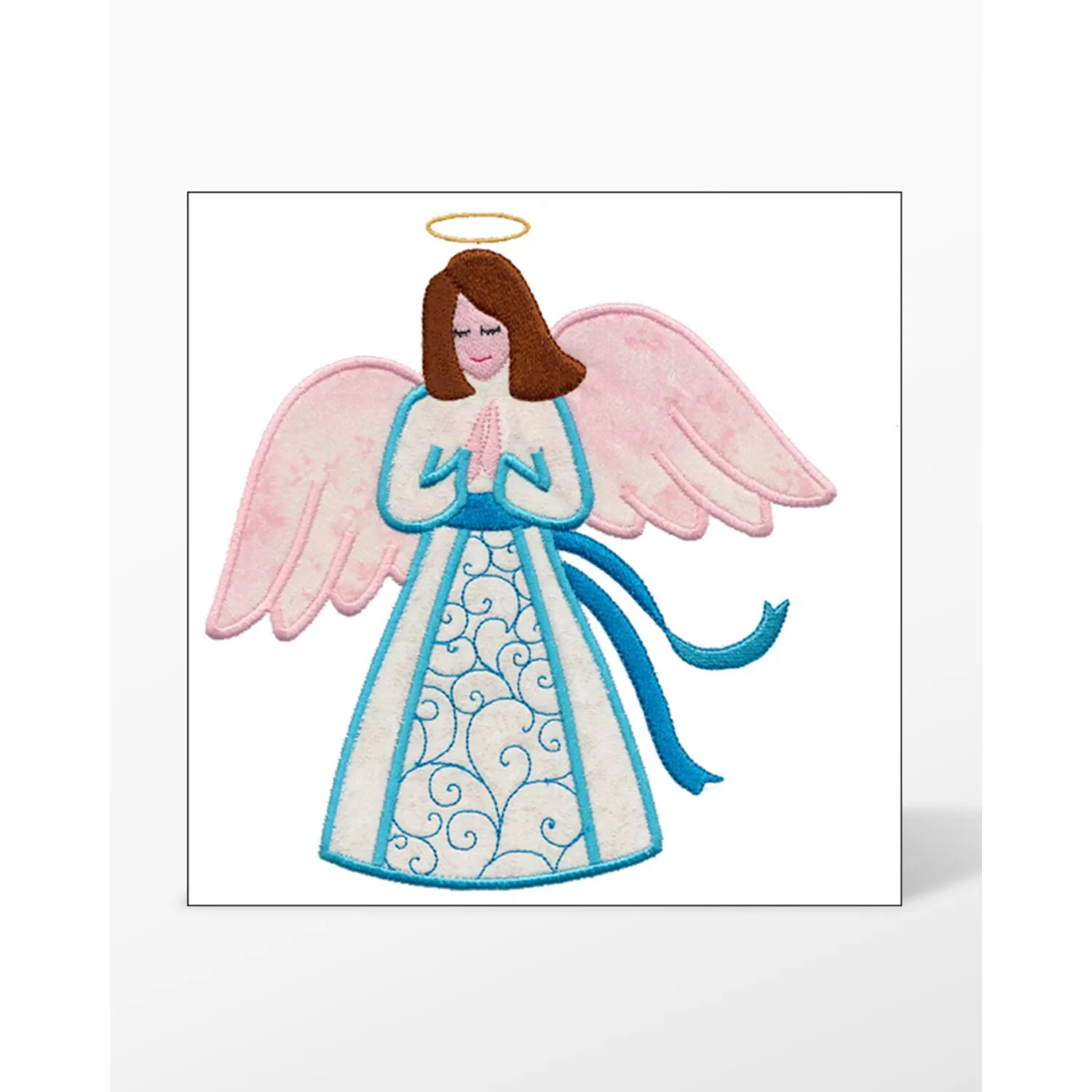 GO! Angel Single #5 Embroidery Designs by V-Stitch Designs