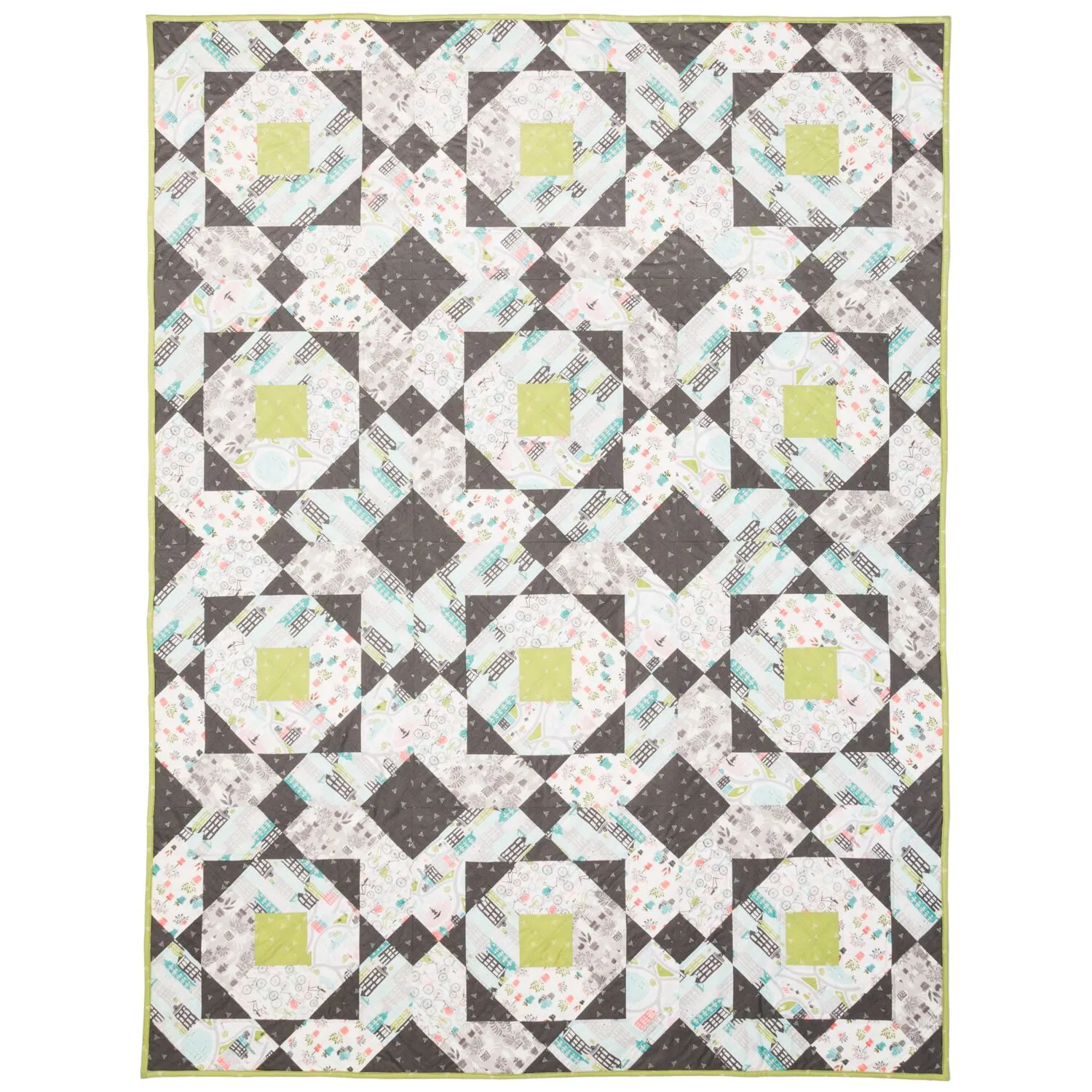 GO! Qube 9 City Life Quilt Pattern