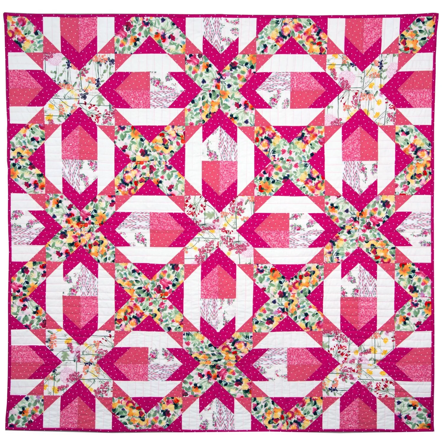 GO! Qube 9 Criss Cross Quilt Pattern