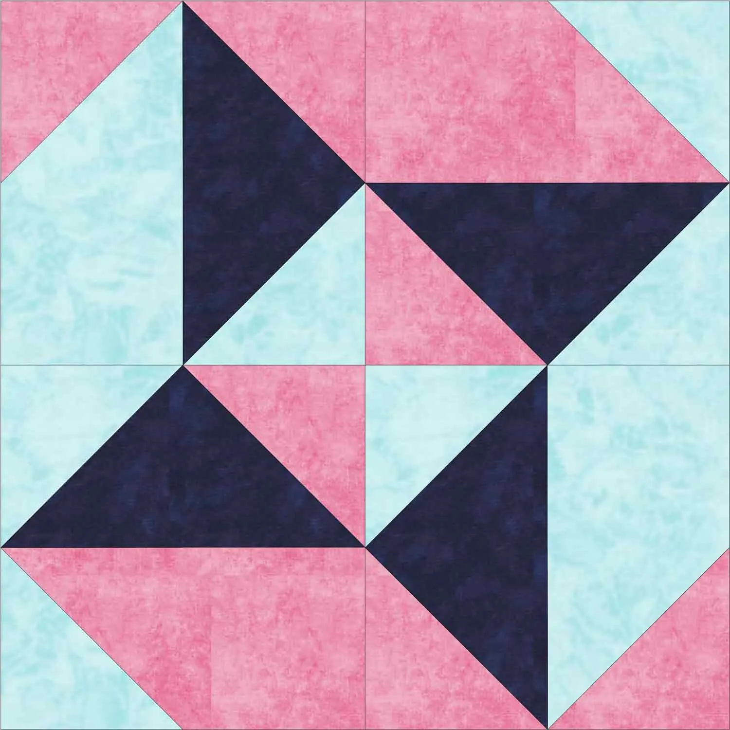 Qube Pattern GO! Qube Dimaond Point 9 Block Pattern - AccuQuilt