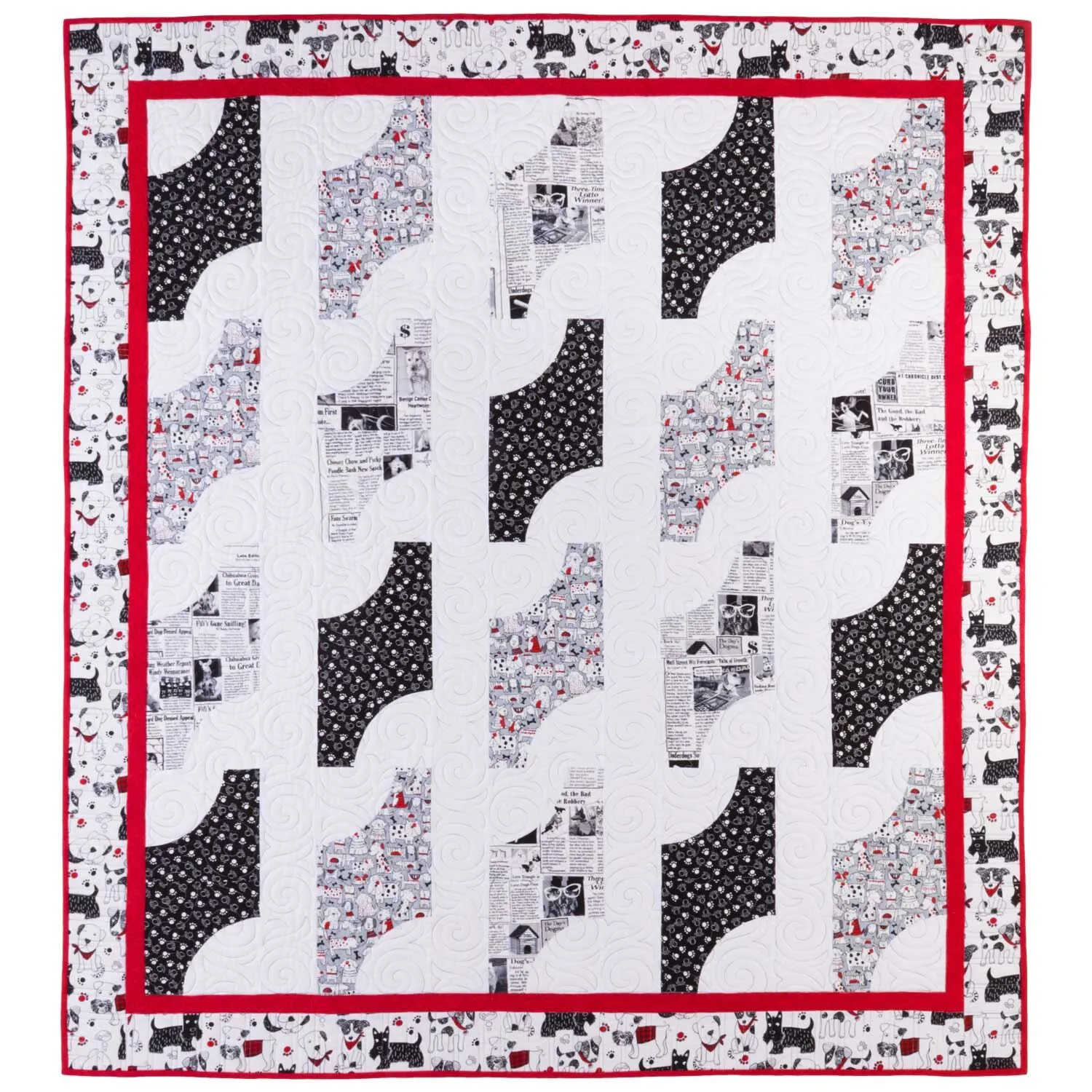 GO! Qube 12 Gone to the Dogs Quilt Pattern