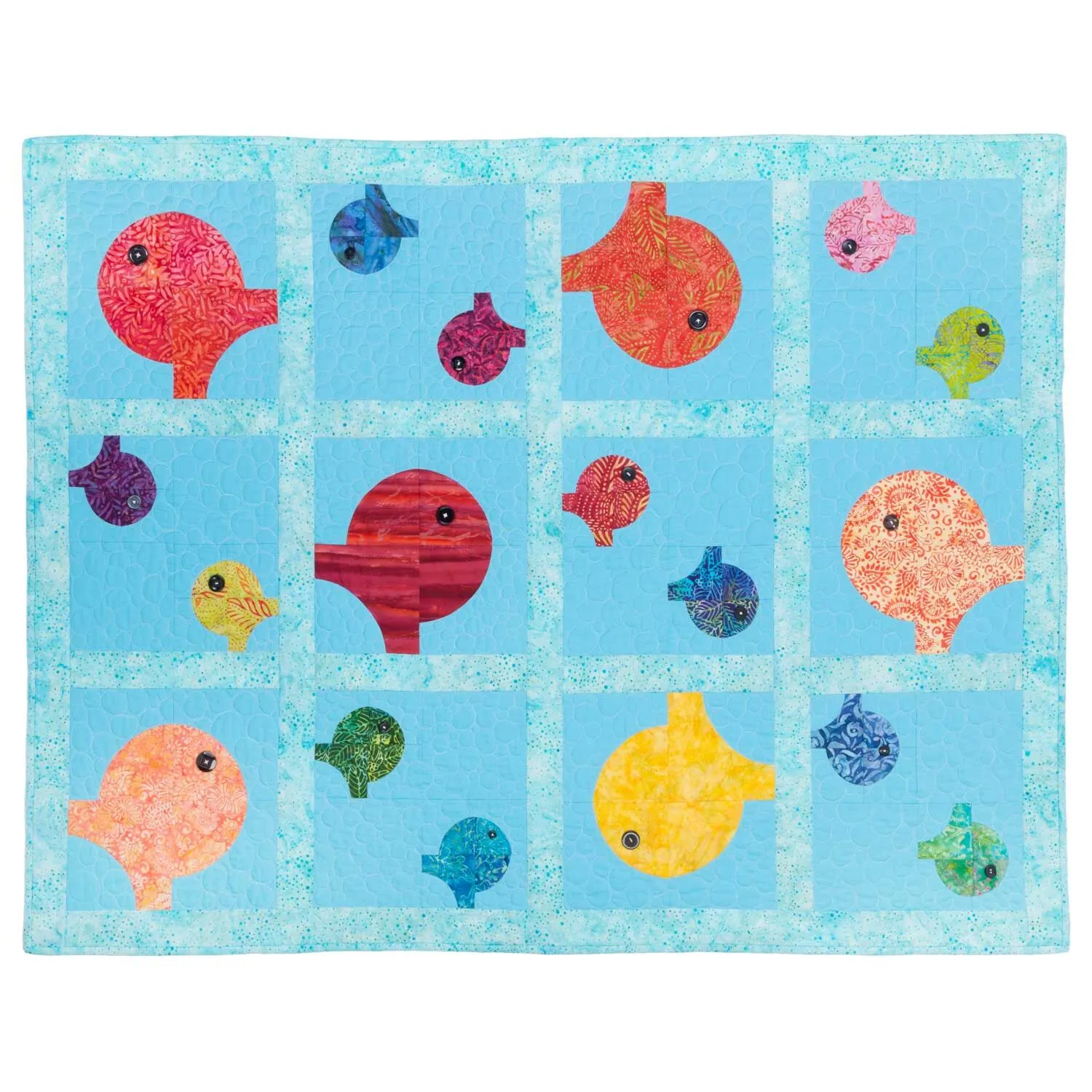 GO! Qube 12 Feeding Frenzy Quilt Pattern