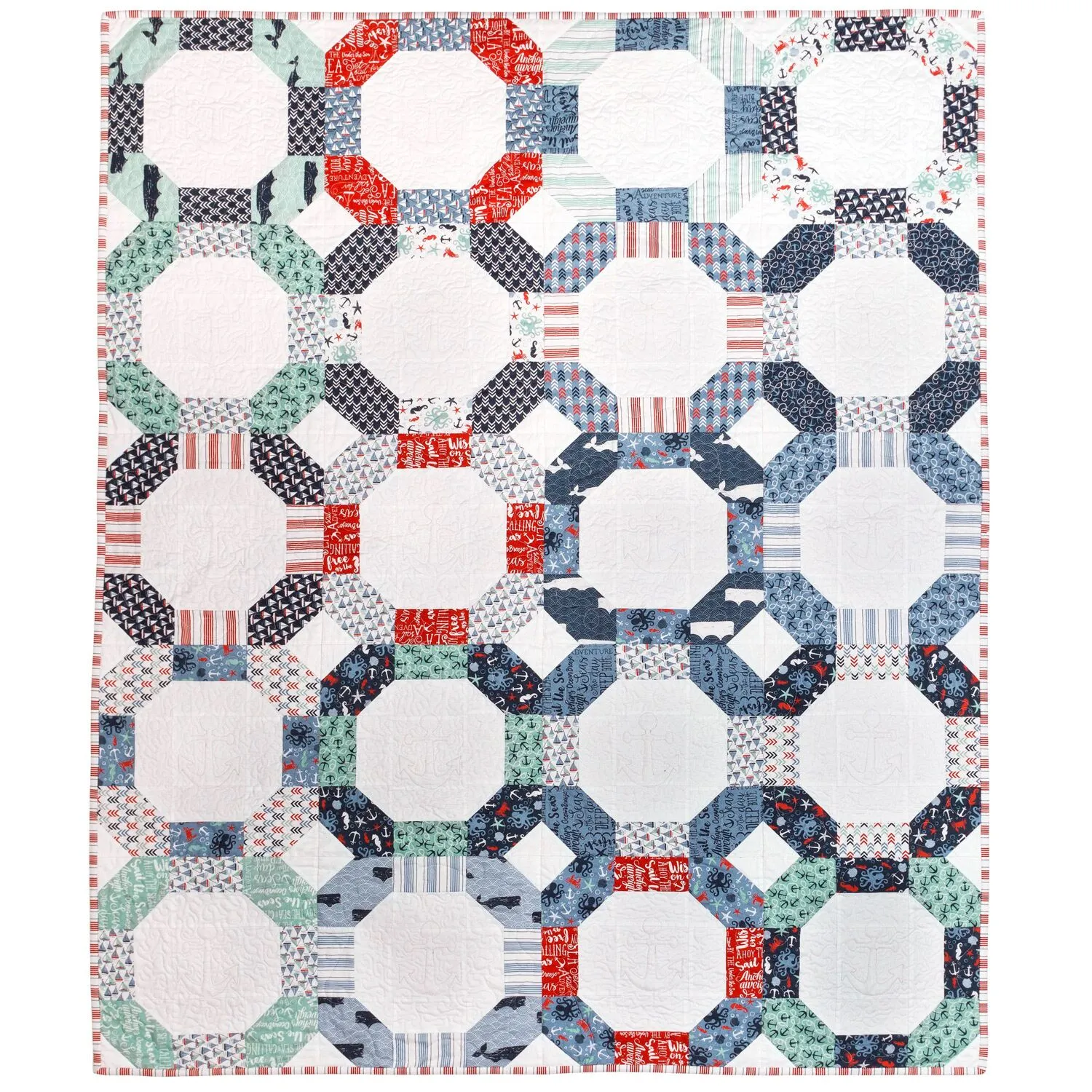 GO! Qube 8 Float On Quilt Pattern