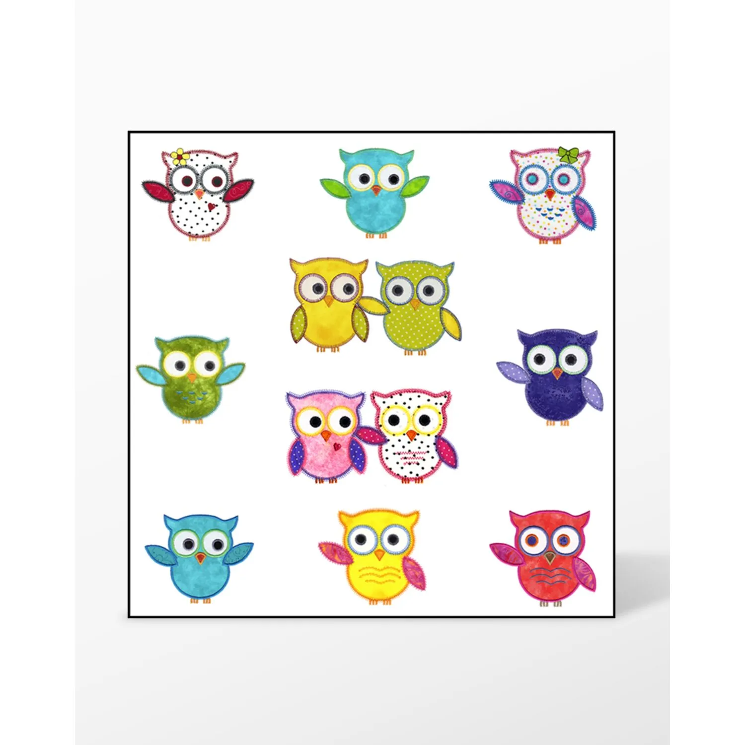 GO! Owls 2 Embroidery by V-Stitch Designs