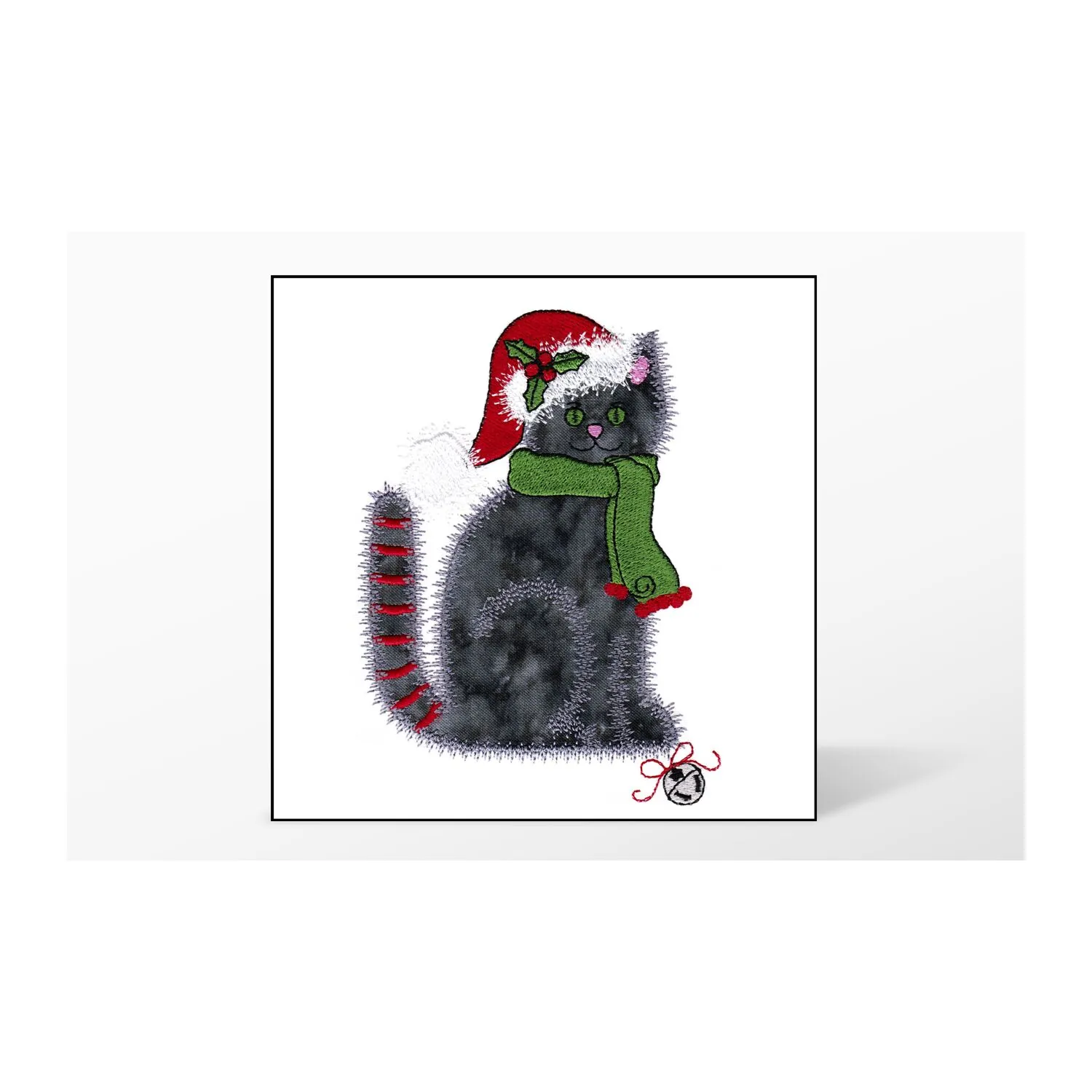 GO! Christmas Calico Cat Embroidery Designs by V-Stitch Designs