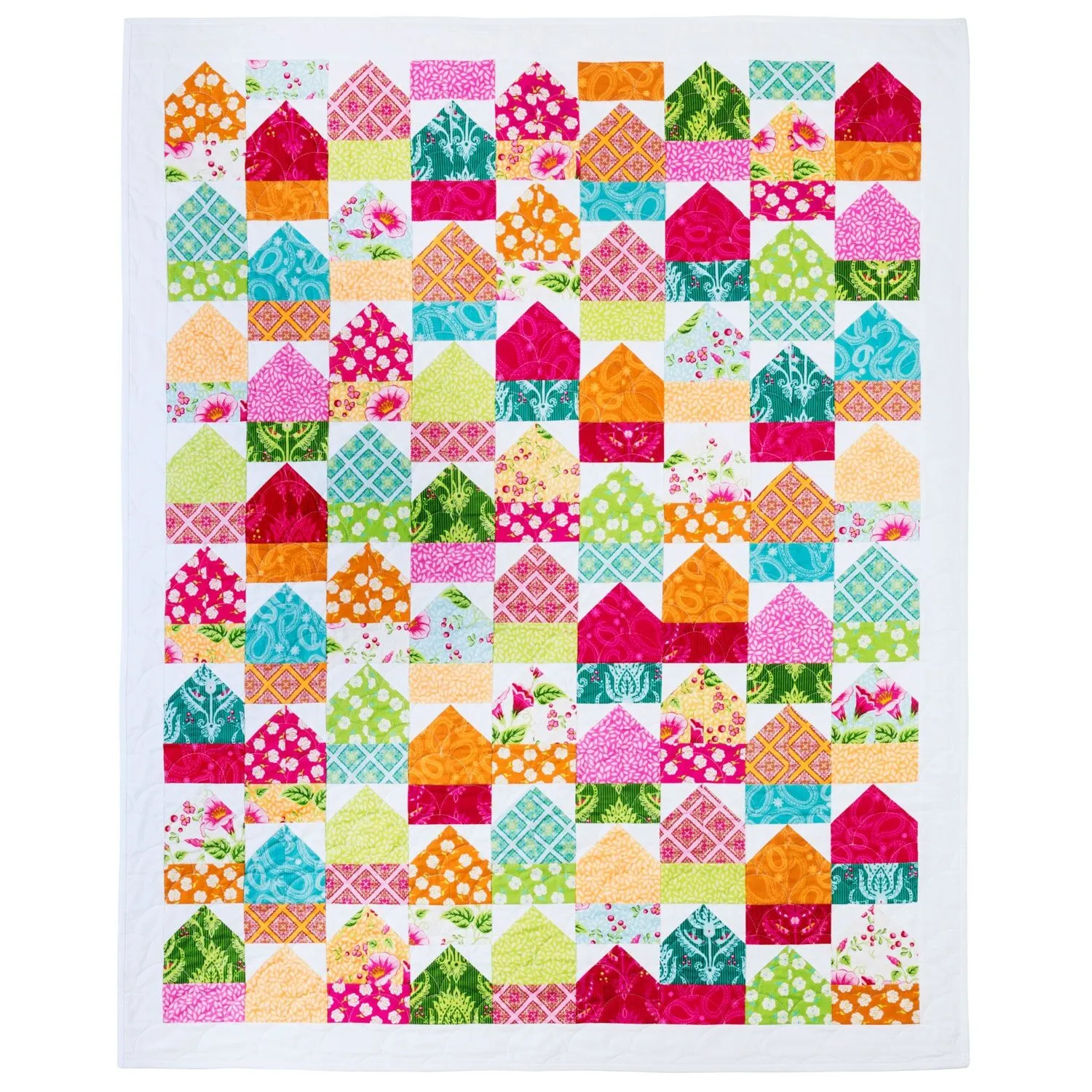 GO! Qube 8 Fun Neighborhood Quilt Pattern