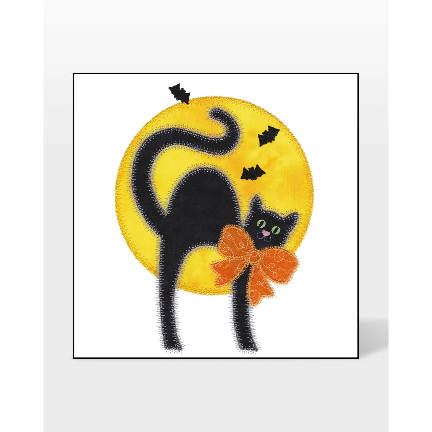 GO! Cat Moon Embroidery Designs by V-Stitch Designs