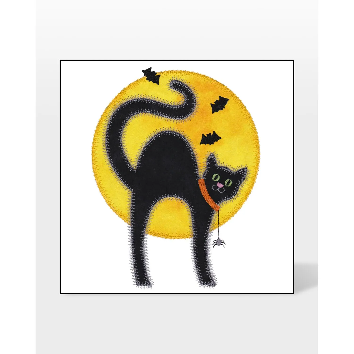 GO! Spider Cat Moon Embroidery Designs by V-Stitch Designs