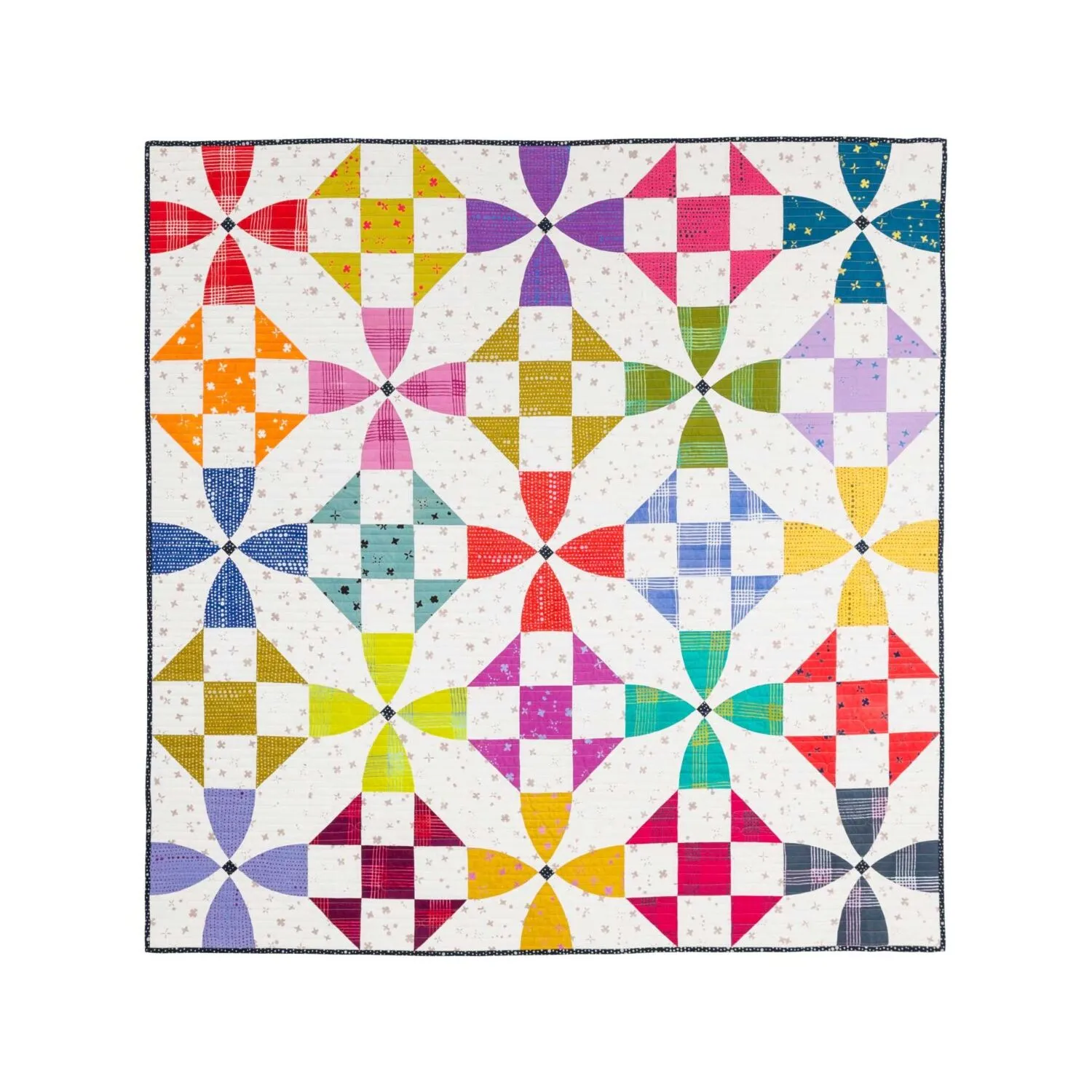 GO! Qube 8 Happy Village Quilt Pattern
