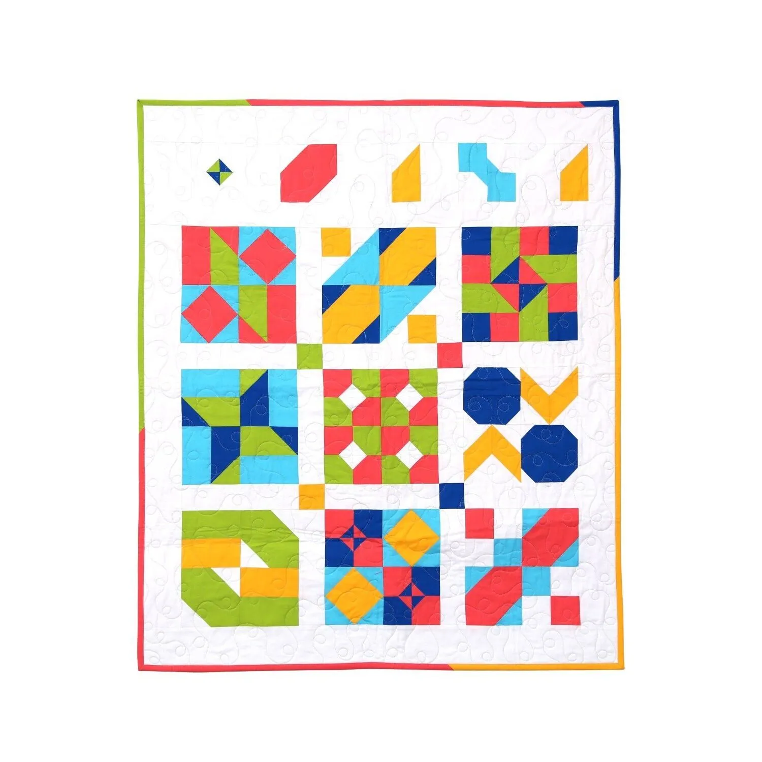 GO! Qube 9 Piece Parade Sampler Quilt Pattern