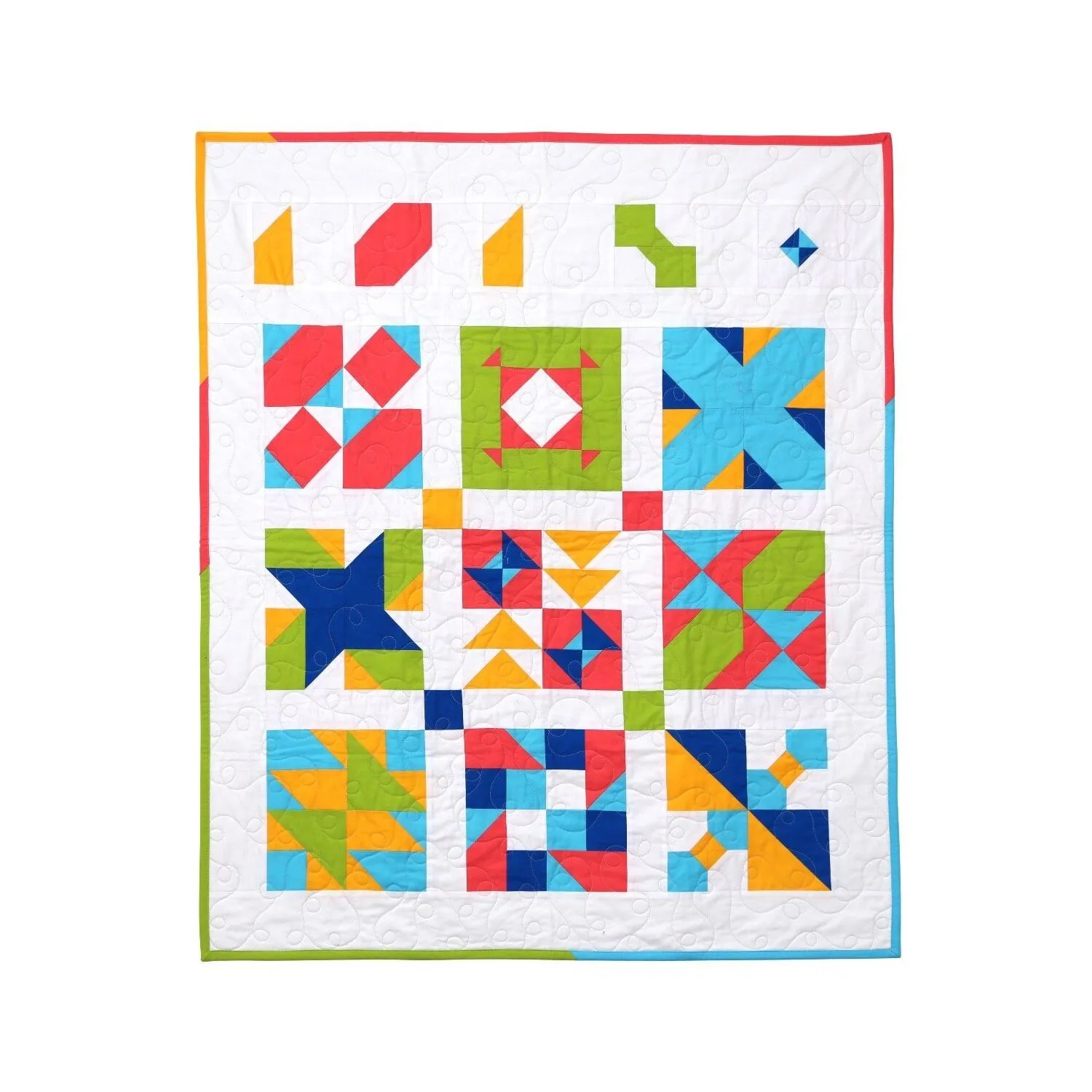 GO! Qube 8 Piece Parade Sampler Quilt Pattern