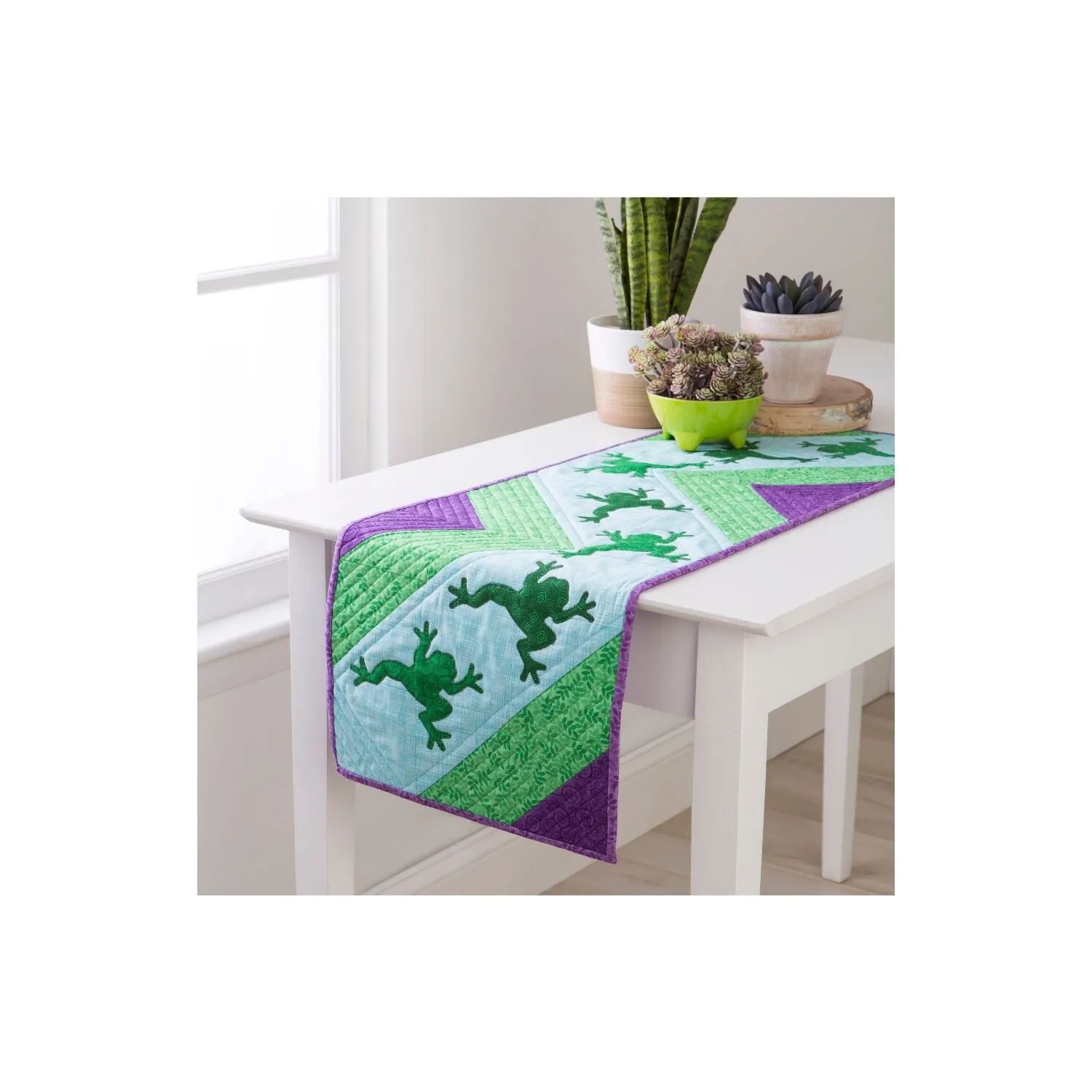 GO! Hop to It Table Runner Pattern