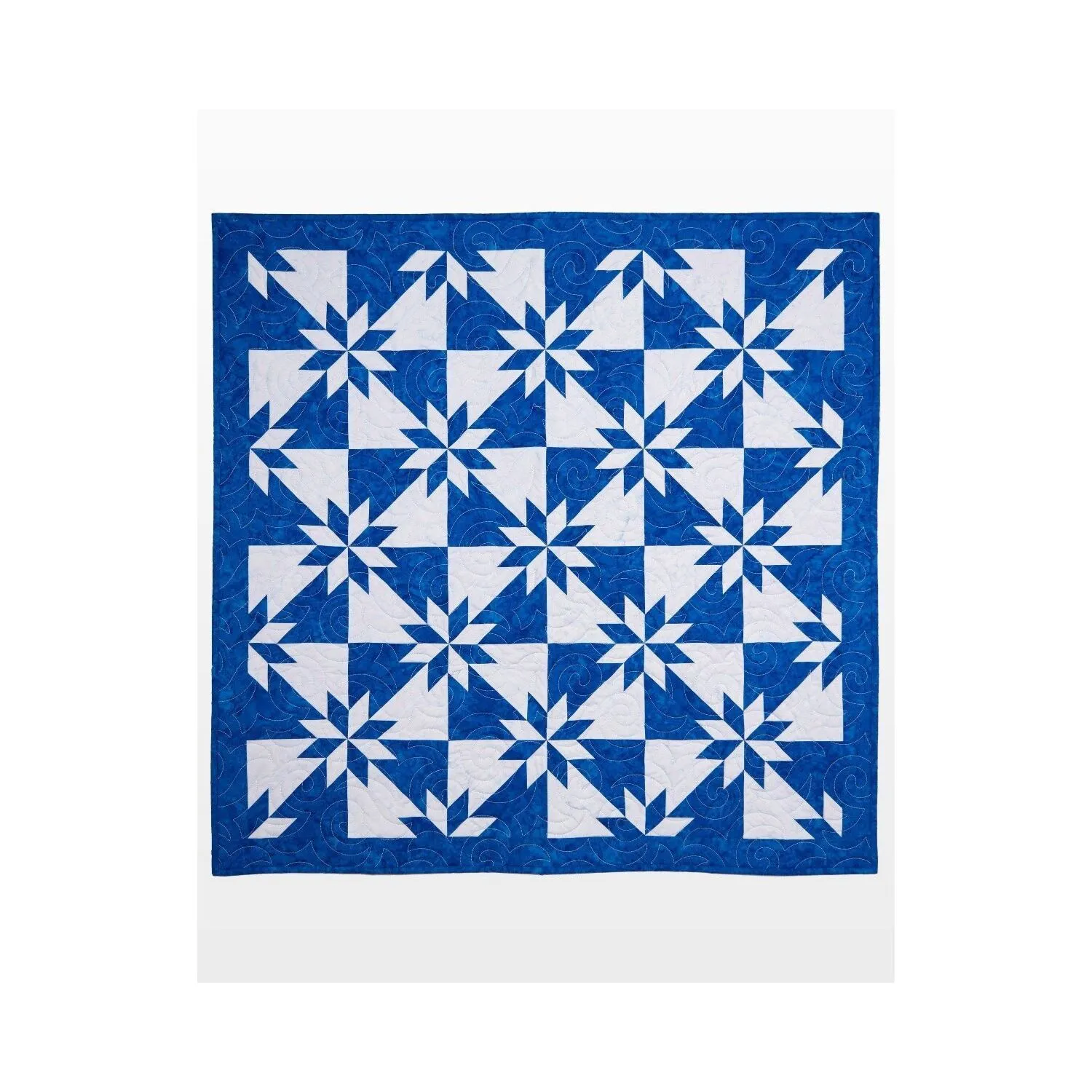 Studio Electric Blue Hunter Star Quilt Pattern
